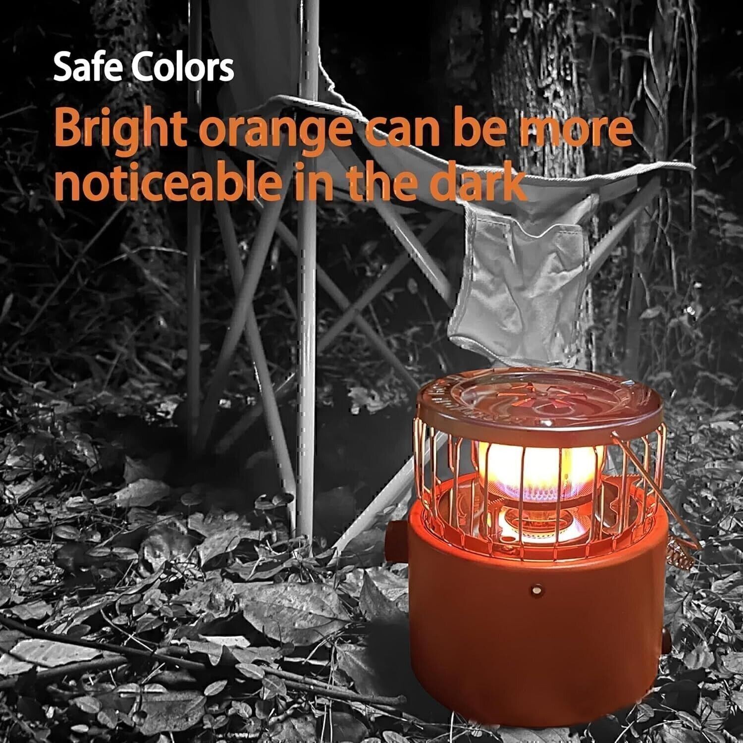 9000 BTU Adjustable Propane Heater – 2-in-1 Indoor & Outdoor Portable Gas Stove