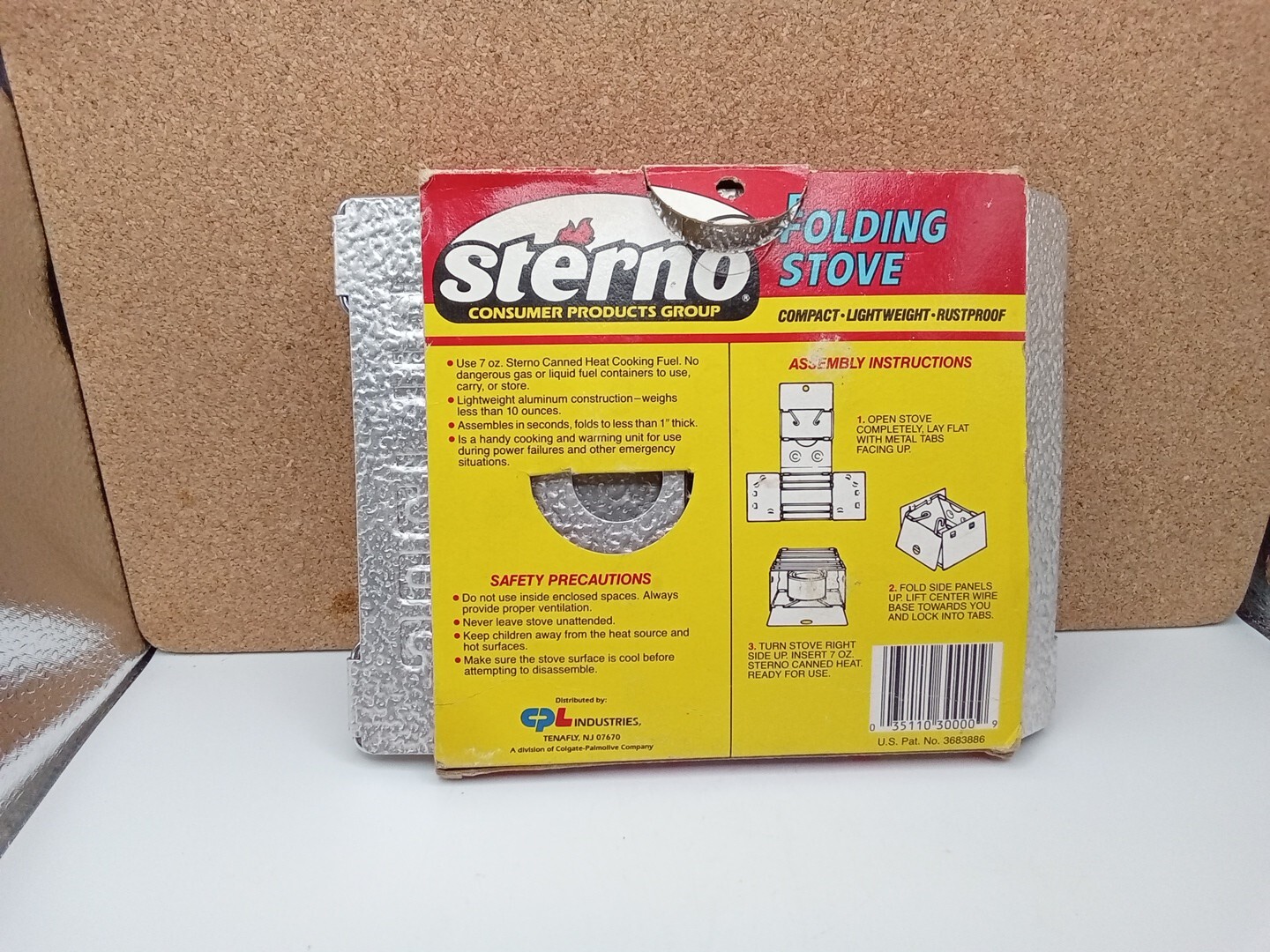 Sterno Folding Stove – Compact, Lightweight & Rustproof Vintage Rare Never Used