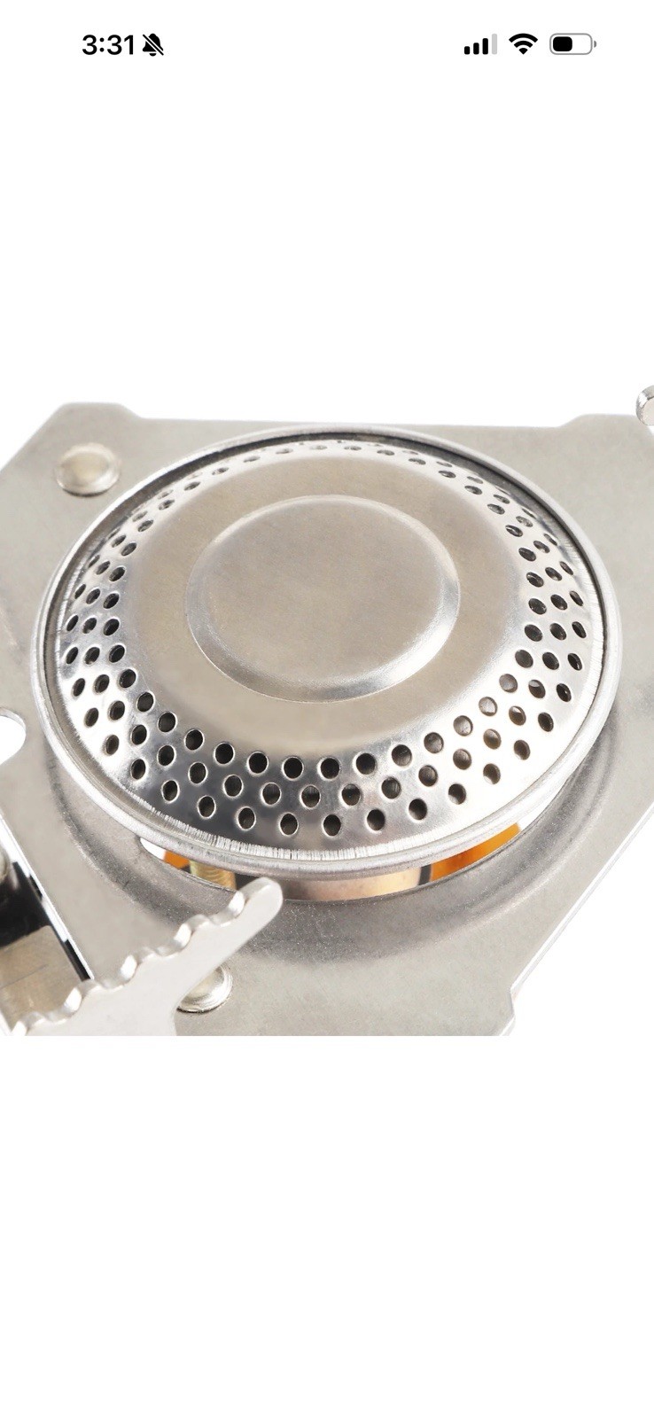 Butane Propane Burner Portable Gas Camping Stove w/Adapter Outdoor Hiking Picnic