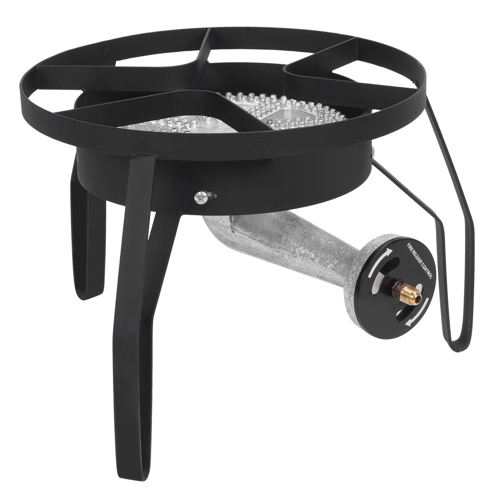 200000 BTU Outdoor Stove Propane Burner Gas Portable BBQ Grill Picnic Black Mini