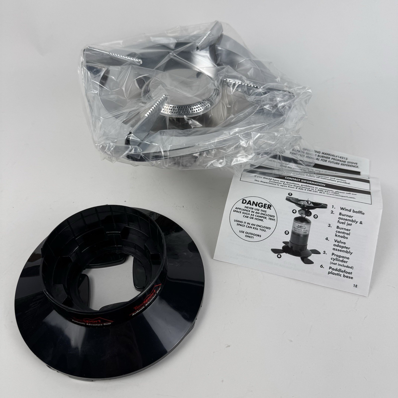 Texsport Lassen Single Burner Propane Stove – New Old Stock #14213
