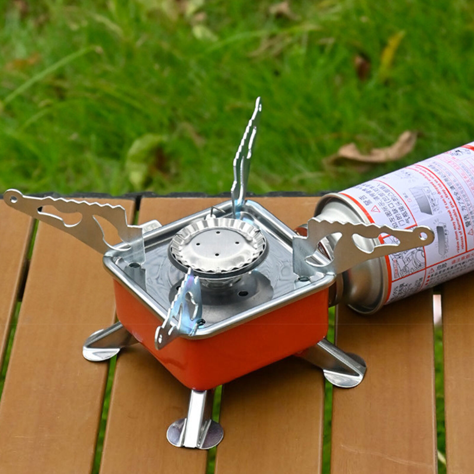 2800W Camping Gas Stove Butane Outdoor Cooking Equipment w/ Storage Bag Portable