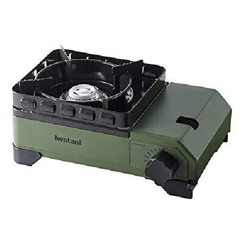 Iwatani Cassette Stove Tough Maru Jr. Khaki CB-ODX-JR Choice of Iron Plate