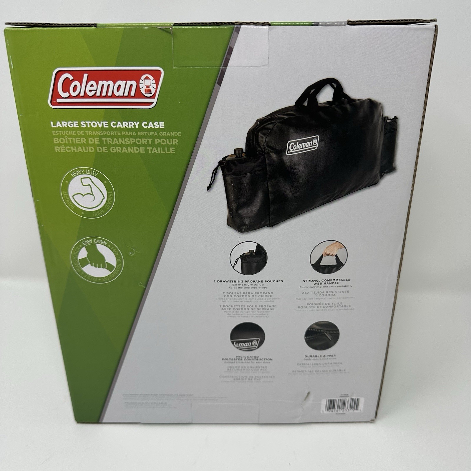 Coleman Large Stove Carry Case Rugged Propane Grill Bag Fuel Storage New