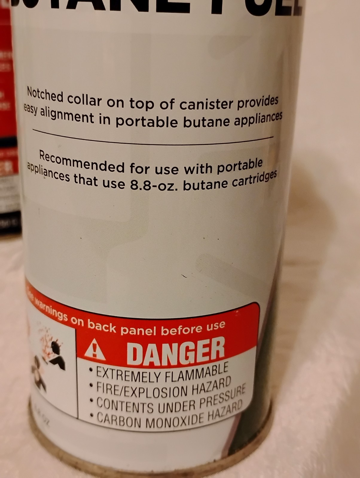 Lot of 4 Cans Coleman Butane Stove Camp Fuel 8.8OZ Emergency Survival Cooking