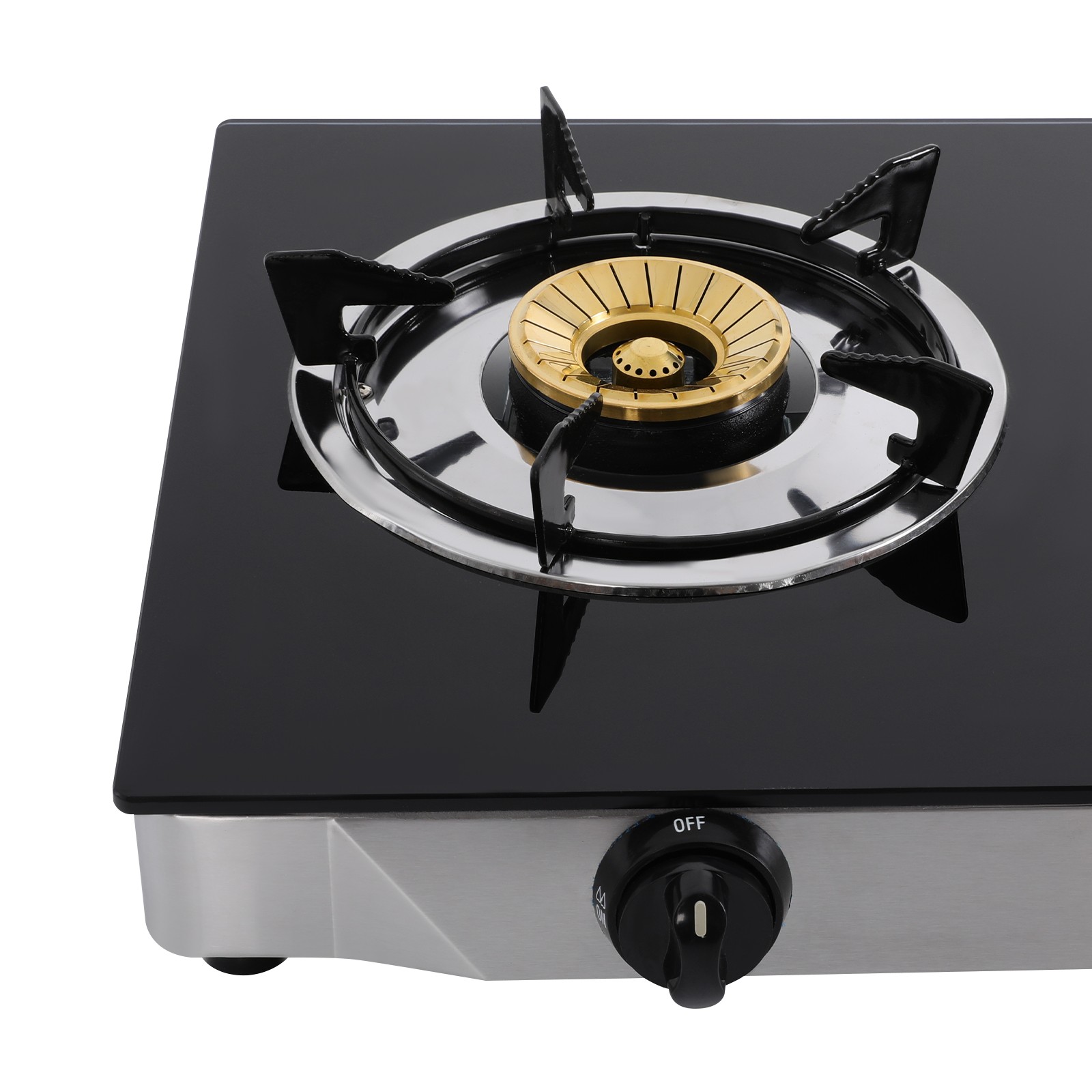 2-Burner Gas Stove Countertop Portable Auto Ignition Stove 28.35×14.96×3.15 inch