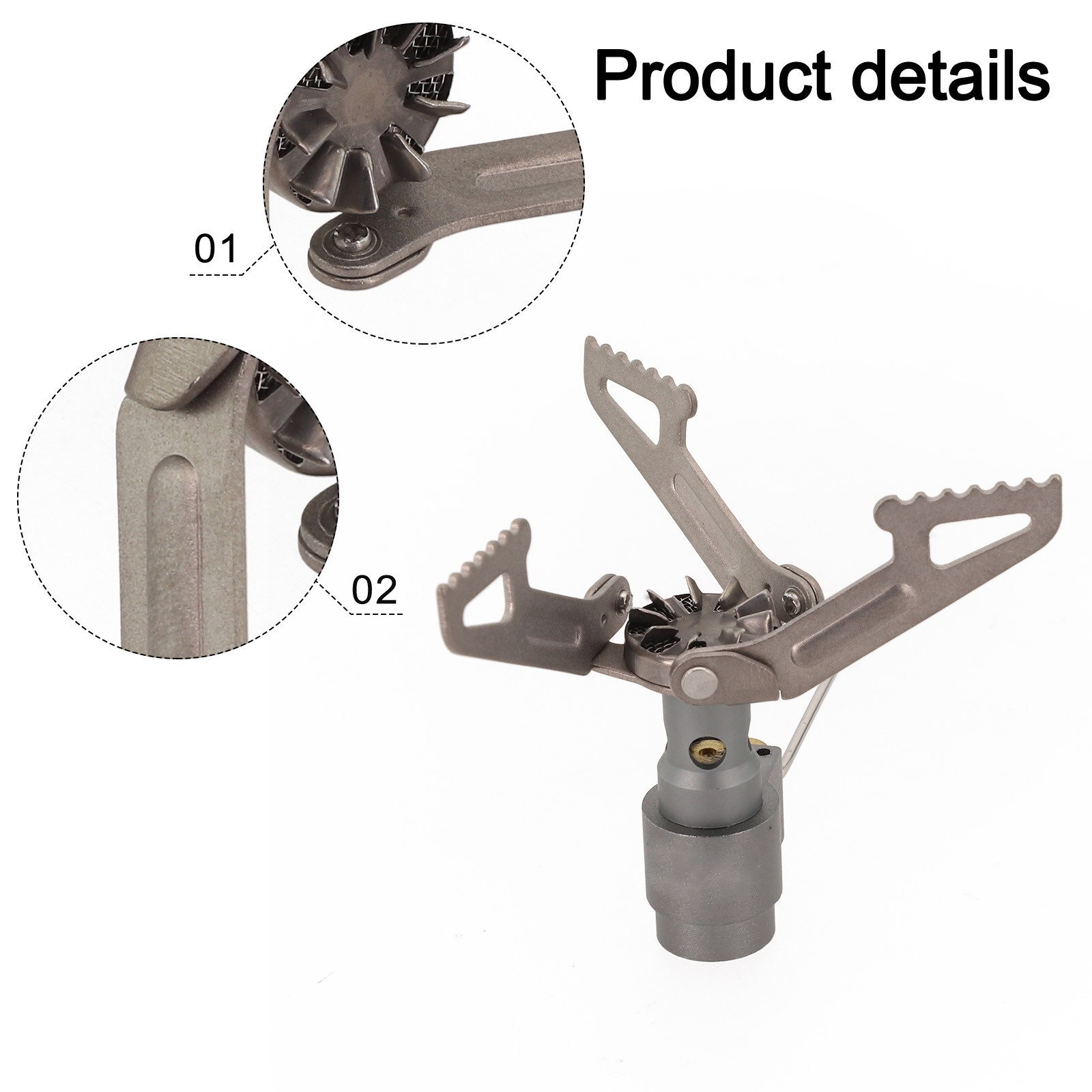 BRS3000T Titanium Outdoor Gas Stove Ultralight Cooker for Camping & Picnic