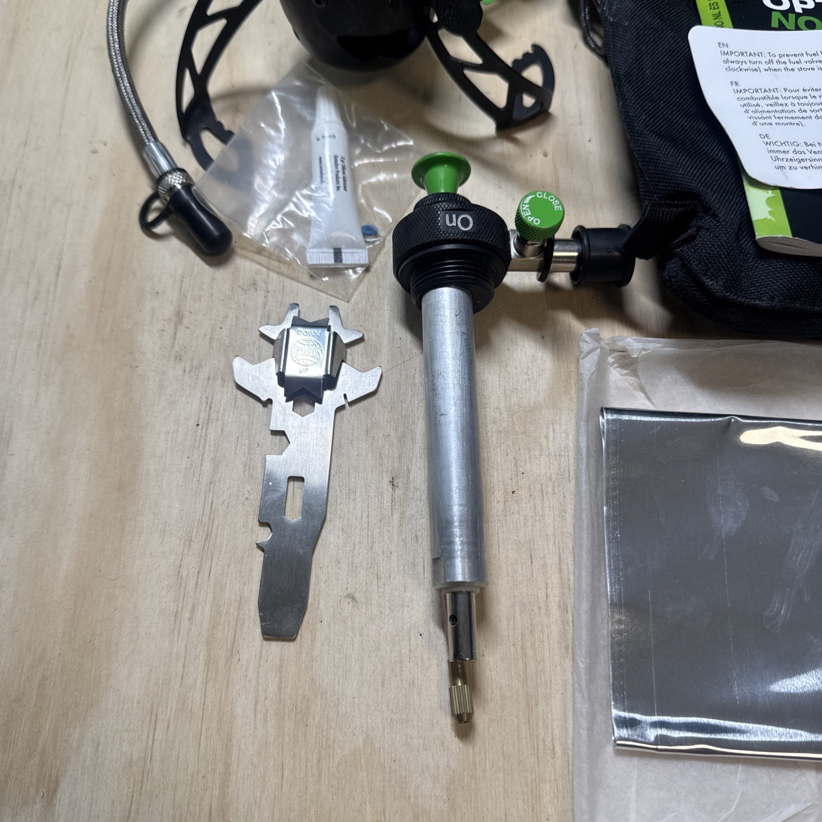 OPTIMUS NOVA Stove Multi Fuel Expedition Compact Light Weight Base Camp Woods