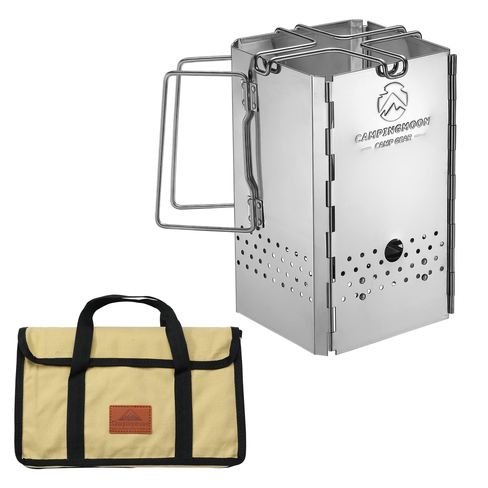 2-Way Charcoal Starter, Foldable Rocket Stove MT-19