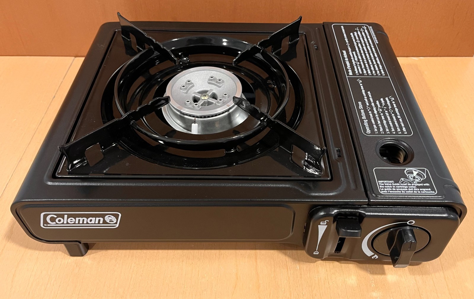 Coleman 2800 Series Single 1 Burner Tabletop Butane Camp Stove w/ Carrying Case