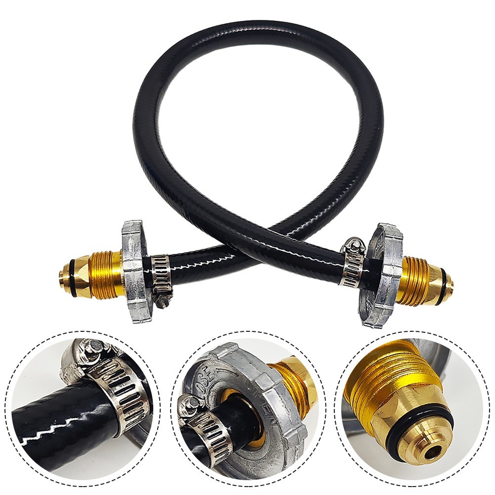 60cm Propane Cylinder Tank Refill Adapter Hose Quick And Easy Refilling