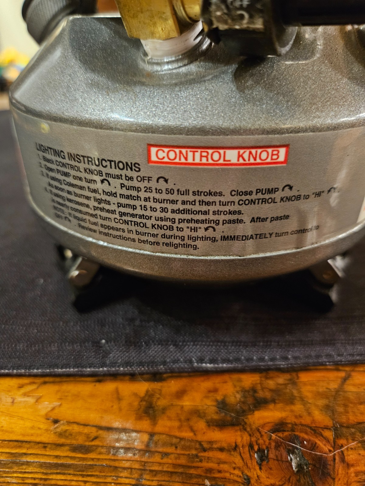 Coleman Peak 1 #550 B Multi Fuel Stove w/Case Camping Outdoor
