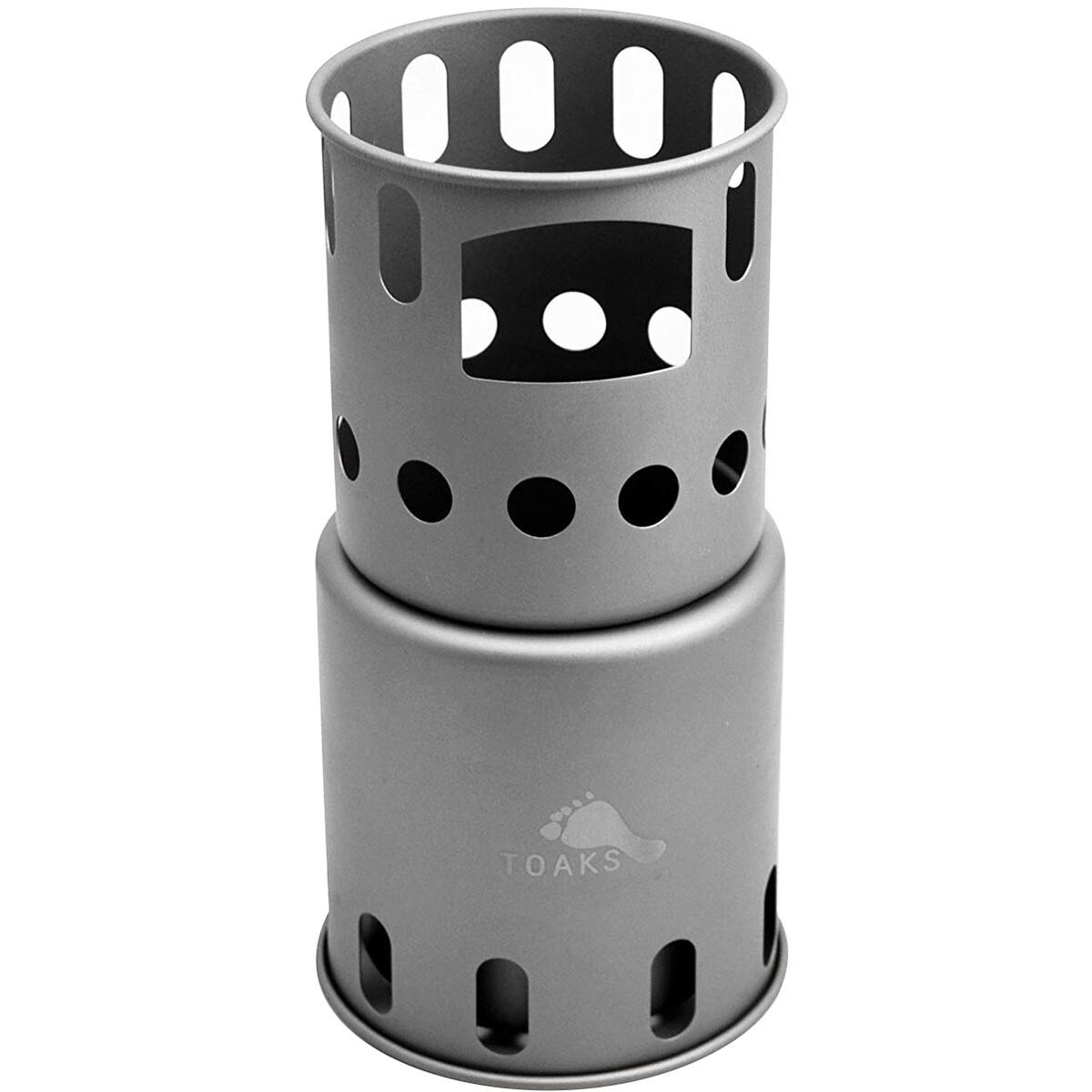 TOAKS Titanium Backpacking Wood Burning Stove STV-12 – Small – Outdoor Camping