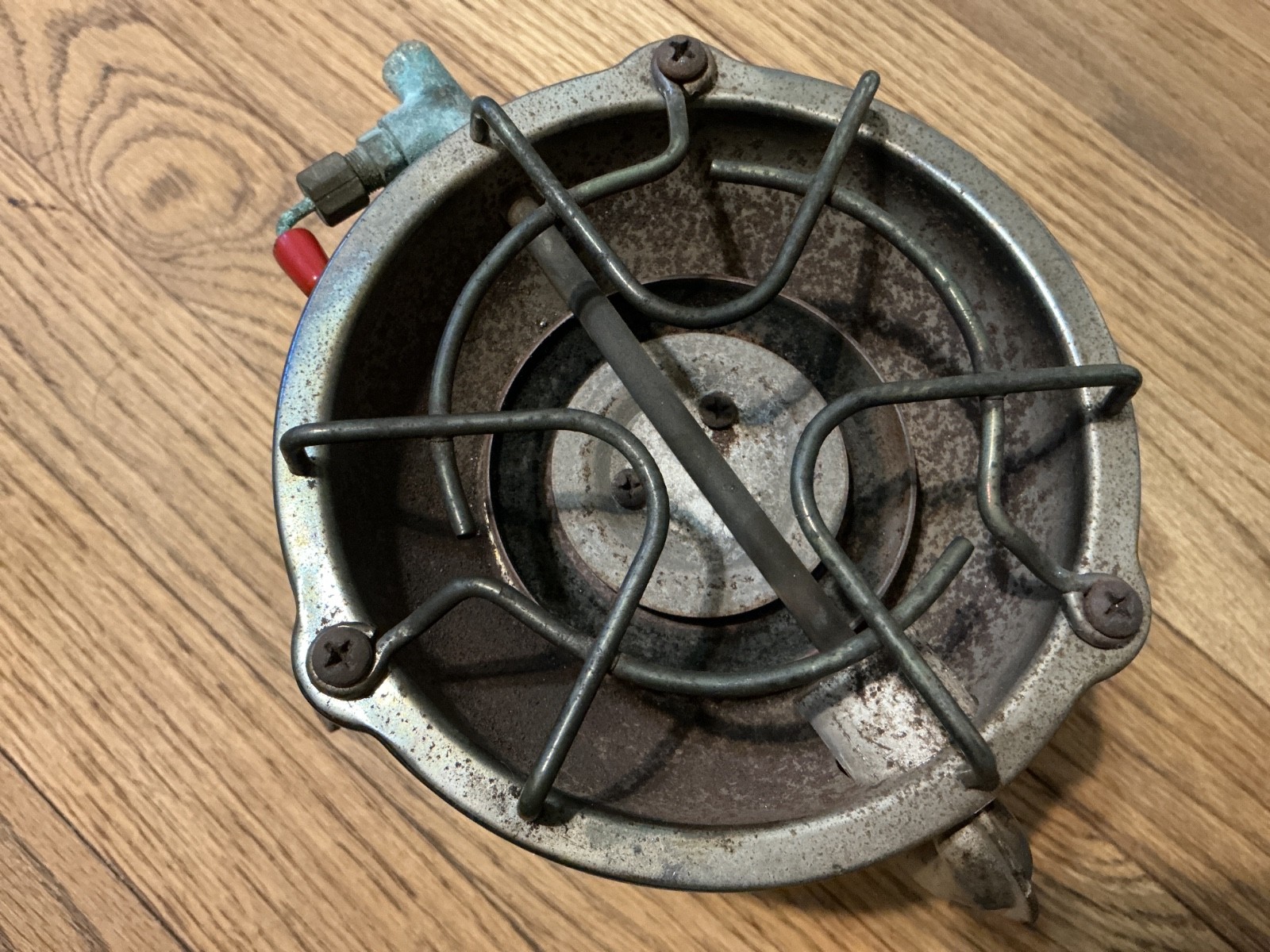 Vintage Coleman 502 stove, 1977, one burner