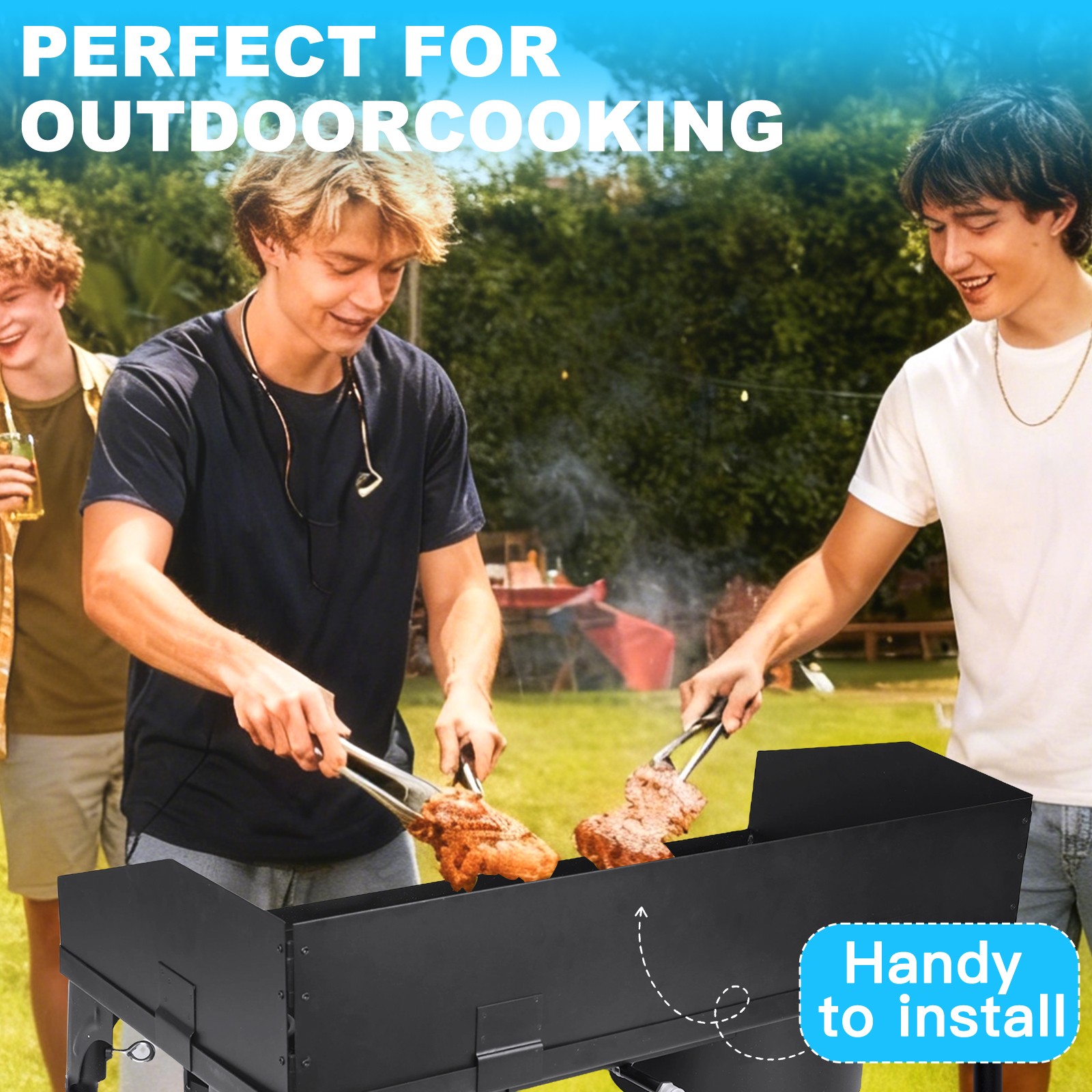 Portable Propane 150,000-BTU 2 Burner Gas Cooker Outdoor Camping Stove Grill