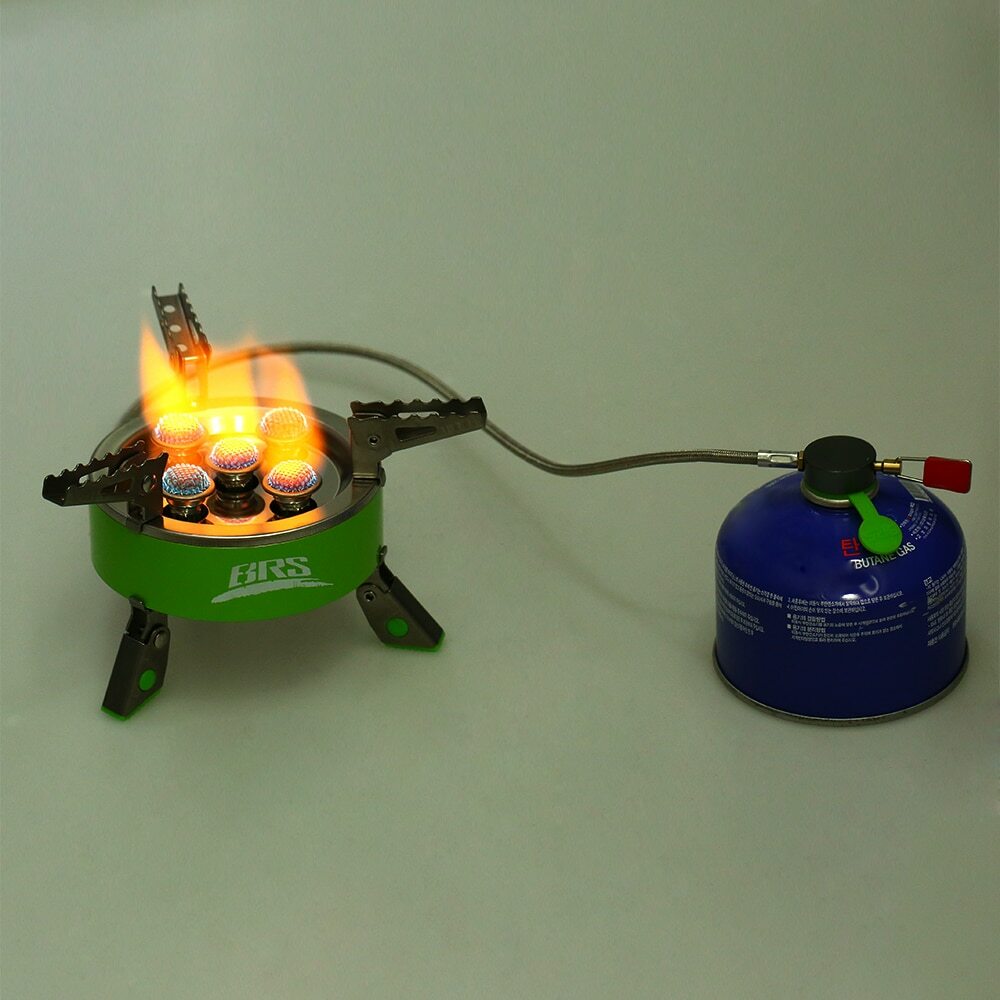 BRS 7000W Camping Gas Stoves Portable Foldable Burner Stainless Steel Furnace