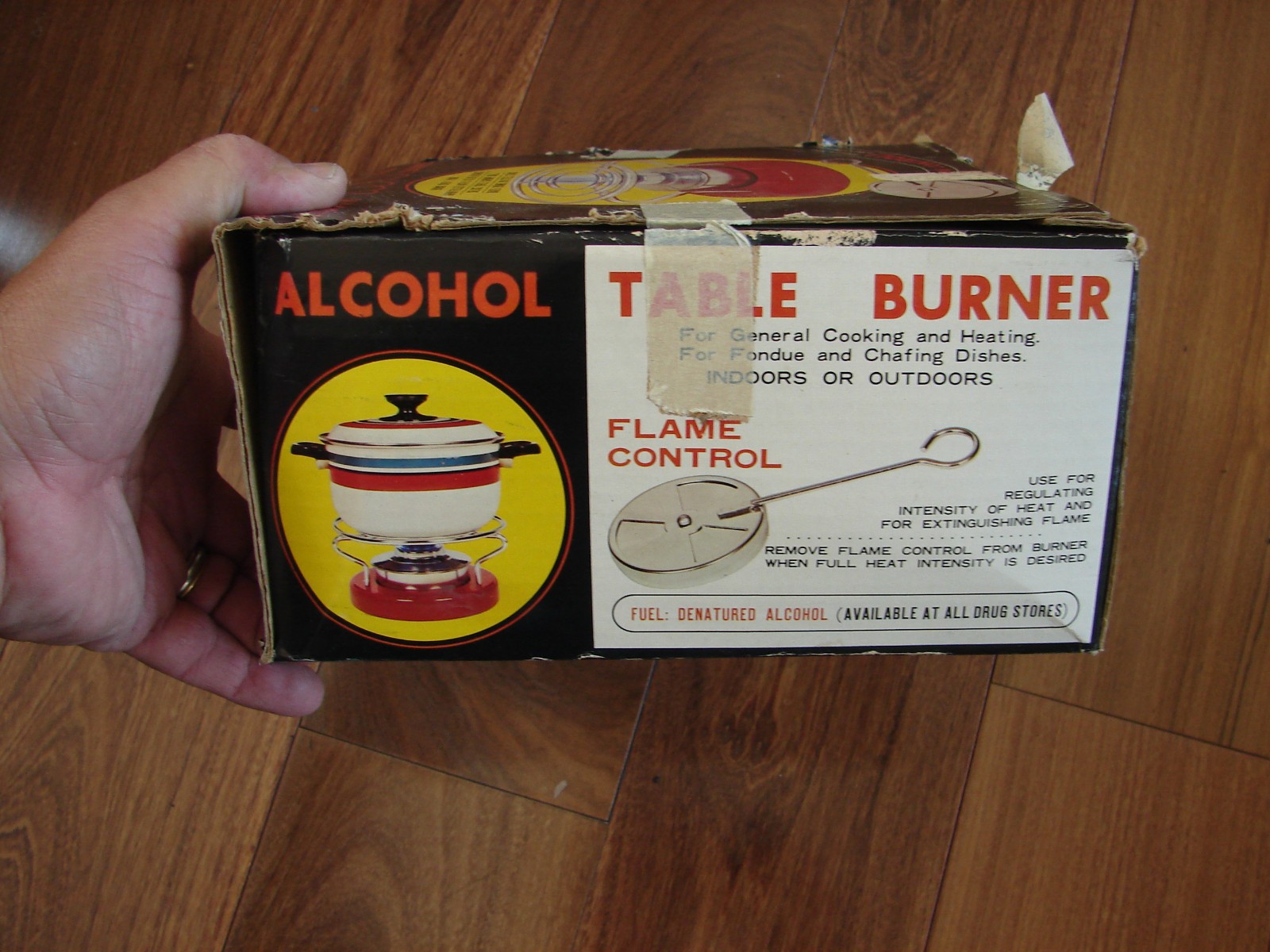 1970’s Vintage Indoor Outdoor Camp Stove Alcohol Burner Jet Cooker NoS