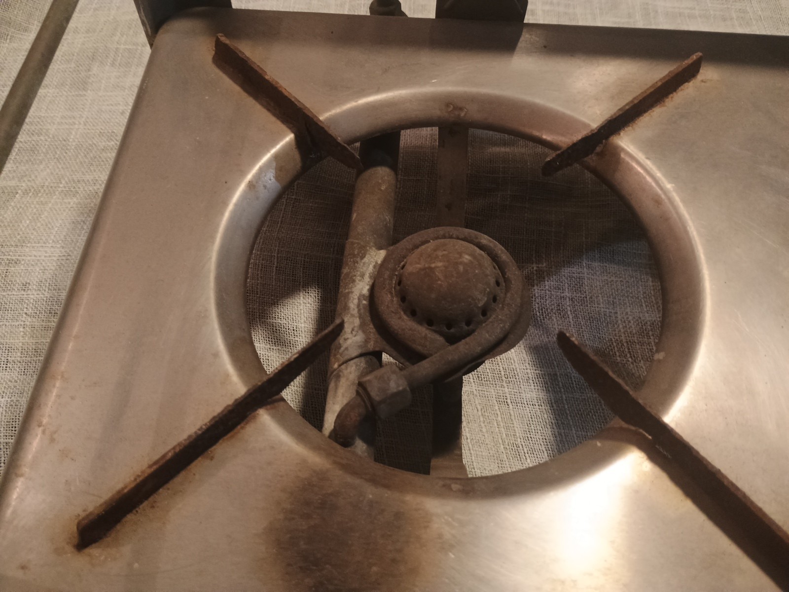 VTG Original Punker Military Double Alcohol Burner Stove Outdoors Camping Sweden
