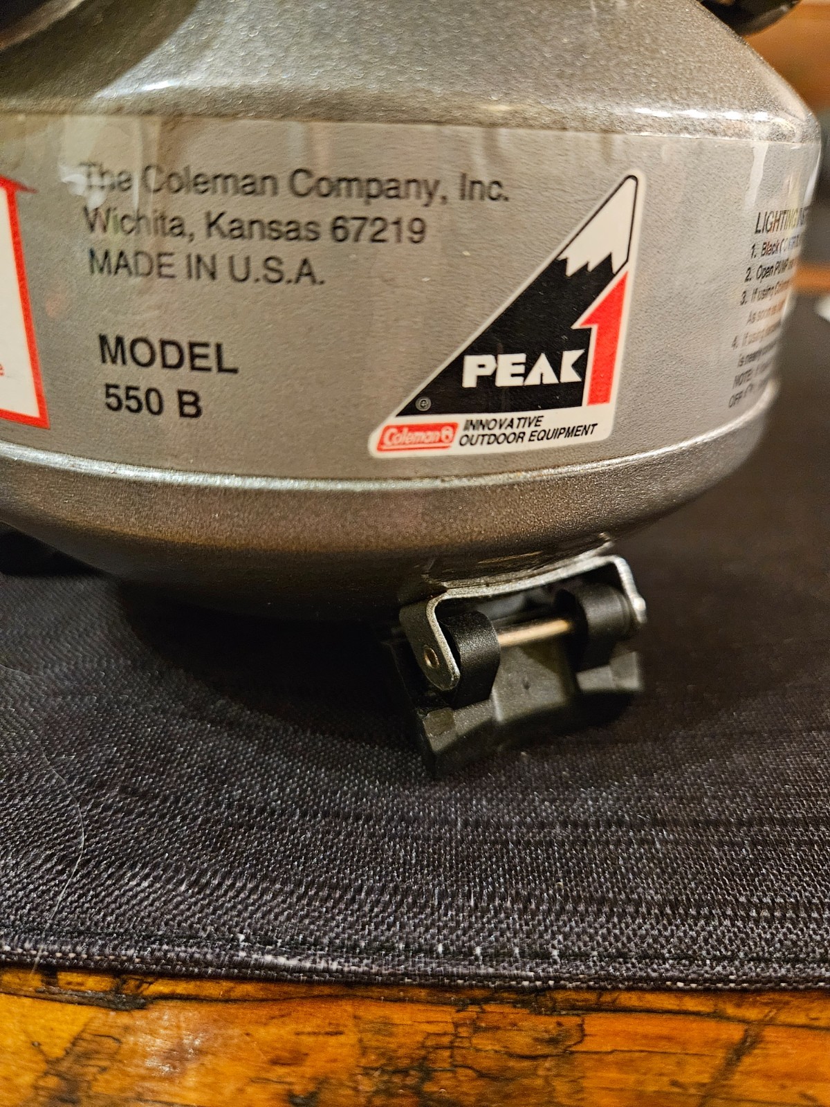 Coleman Peak 1 #550 B Multi Fuel Stove w/Case Camping Outdoor