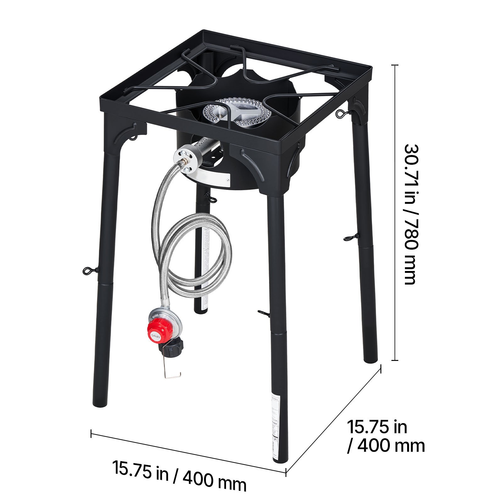Uimoso Single Burner Propane Gas Stove 100000 BTU Outdoor Cooker for Camping