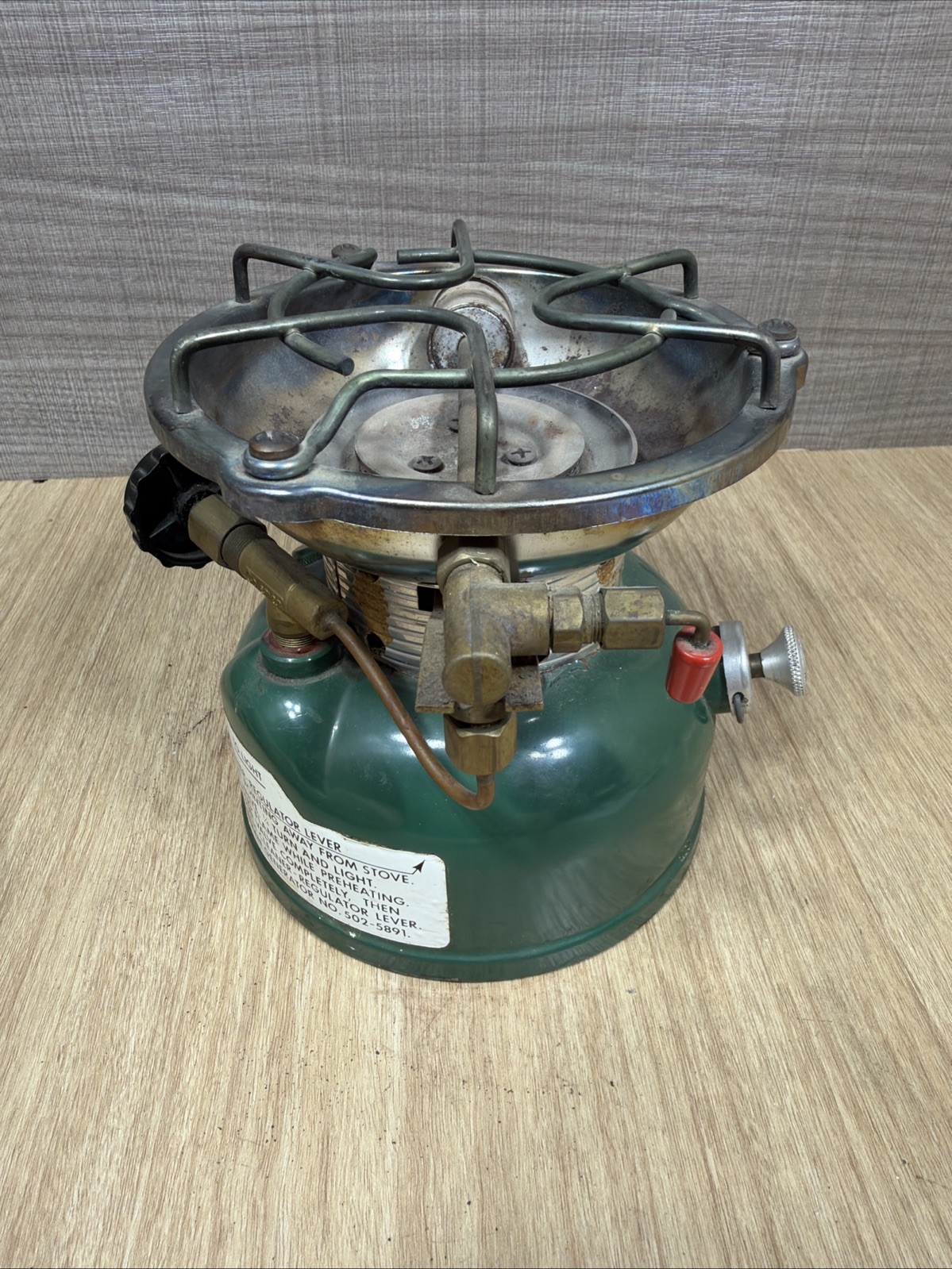 Vintage Coleman Stove 502 Sportster Camping 3/78 Outdoorsman Untested
