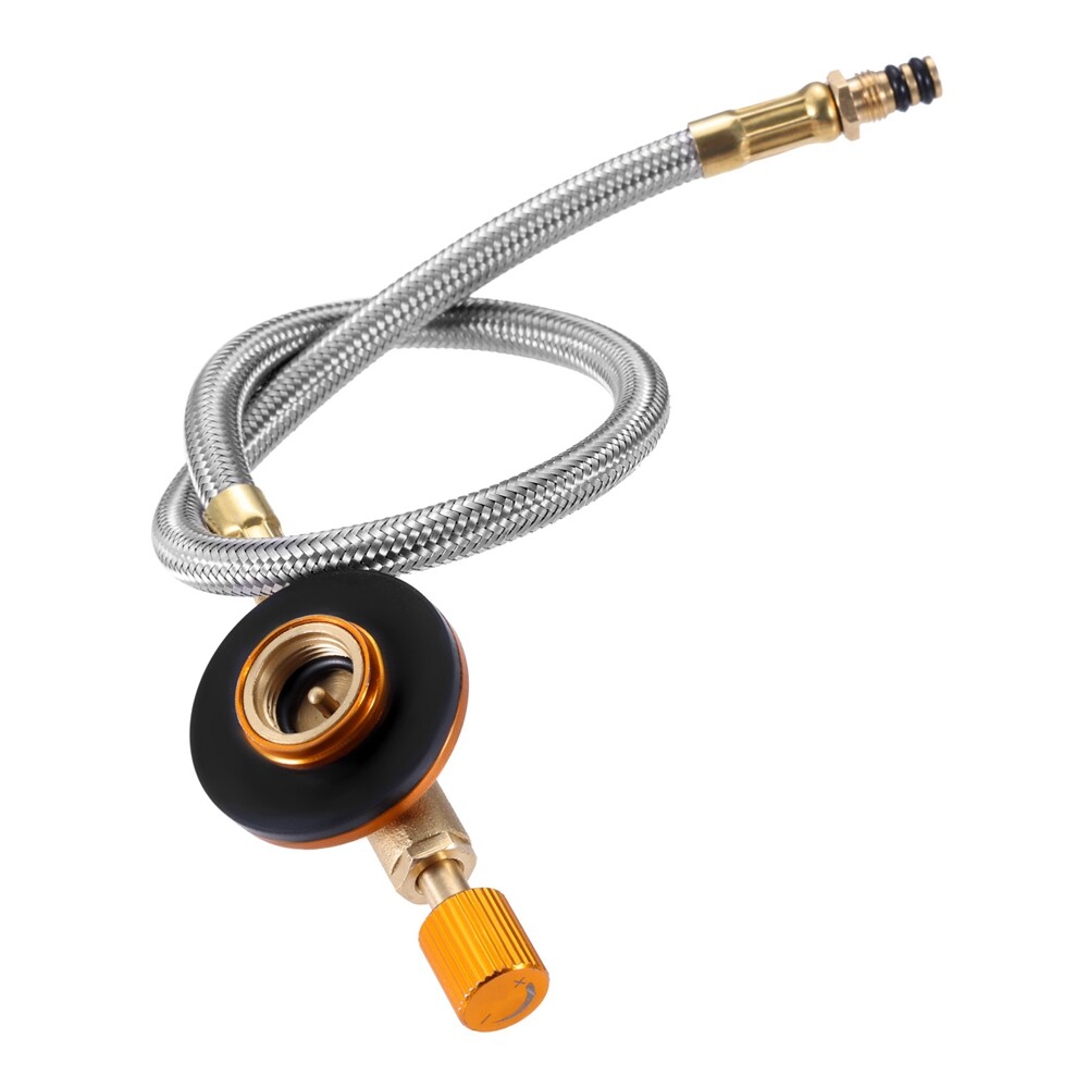 Camping Stove Butane Gas Adapter Stove Converter Connection Hose Connecter BBQ