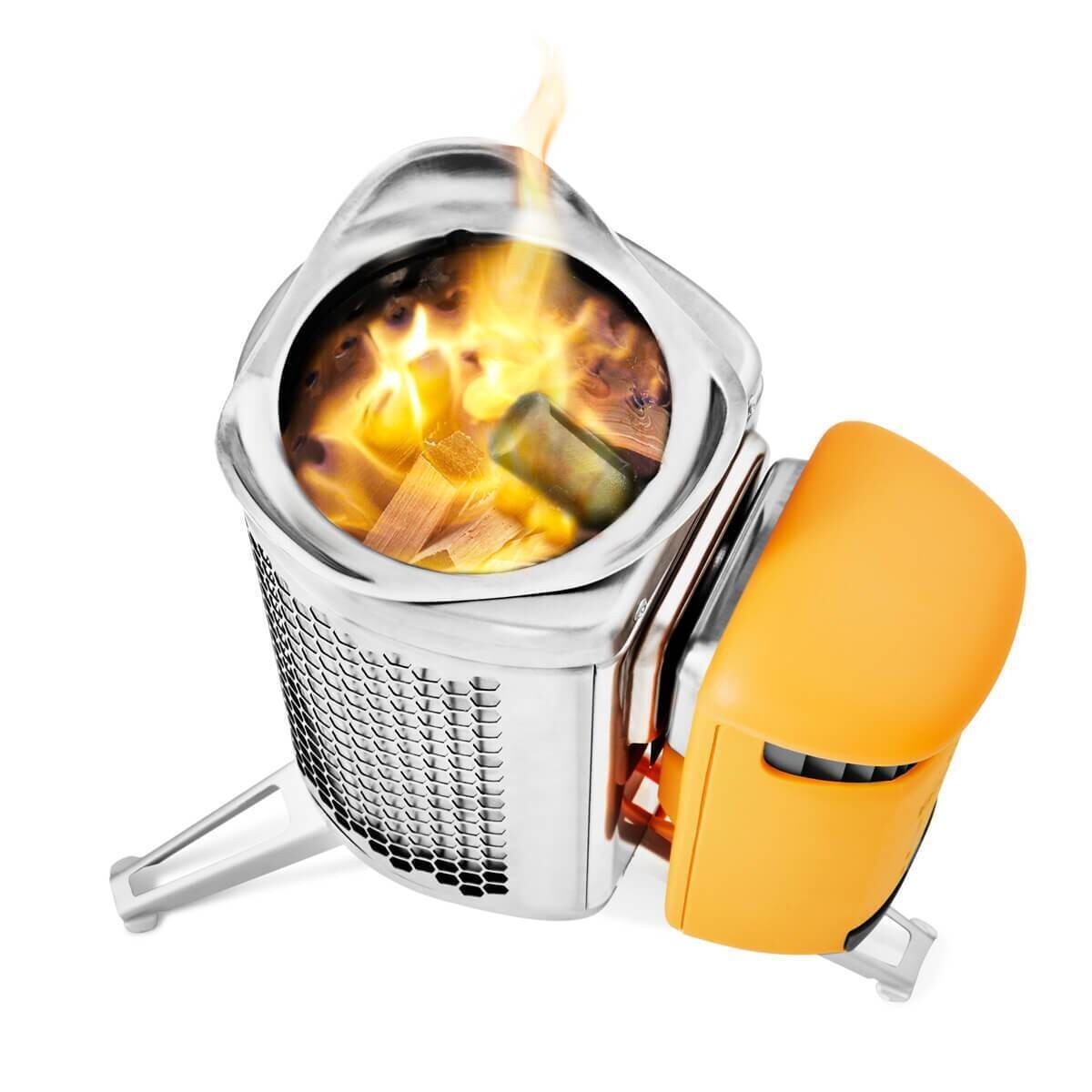 BioLite Solid Fuel Camp Stove 2+ Electricity Generator Battery USB Charger