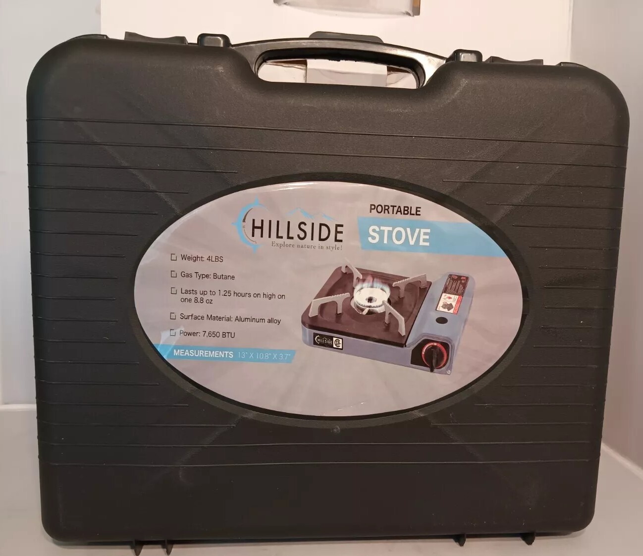 Hillside Butane Portable Canister Stove Comes With A Case New Open Box