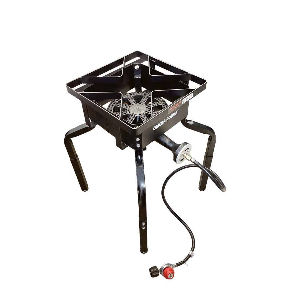 Adjustable 19-28” Portable Propane Gas Stove Burner Cooker Gas Regulator 15×15