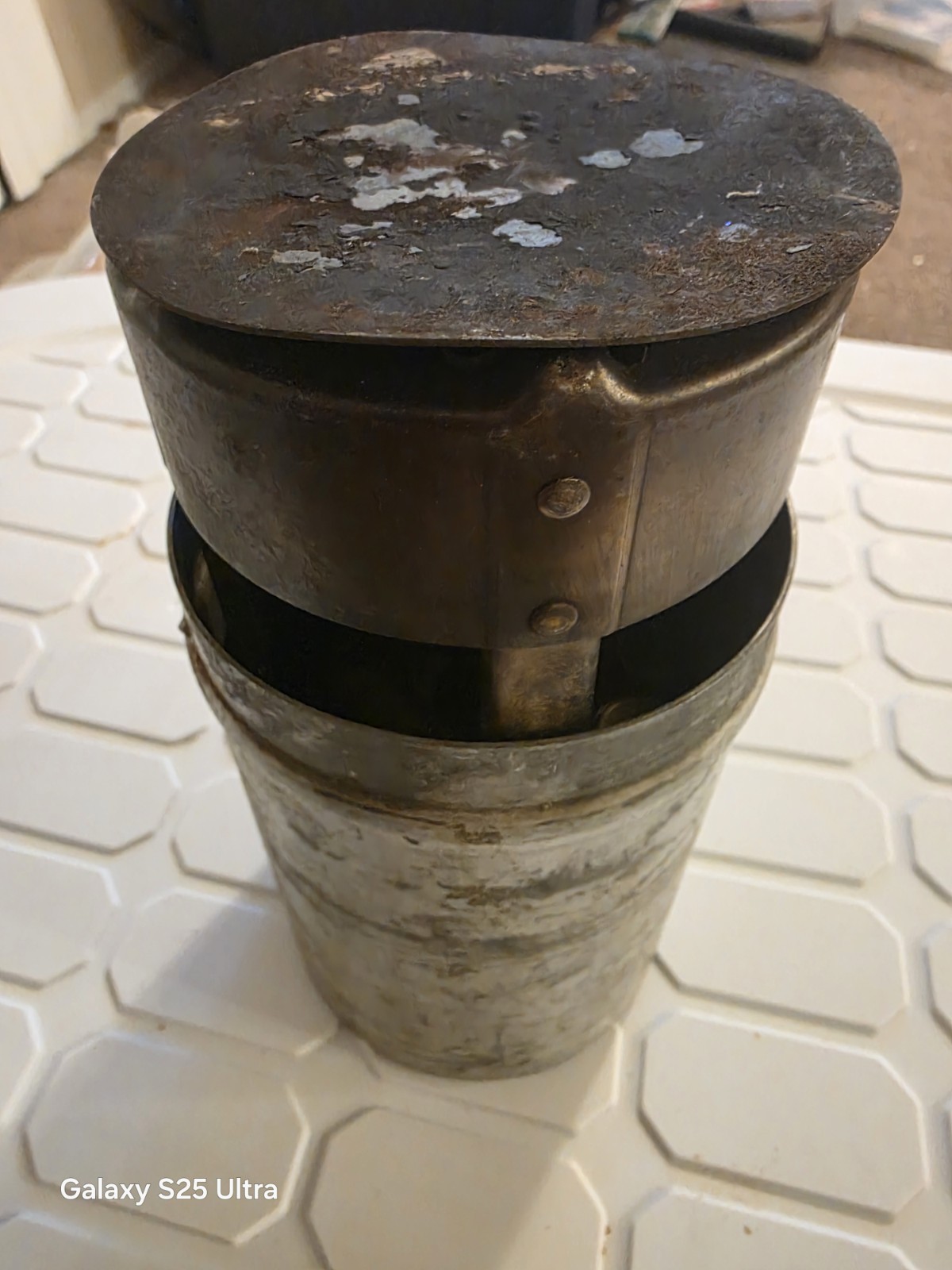 Vintage 1947 Coleman 530 GI Pocket Stove A47 Brass Camp Cooker w Aluminum Case