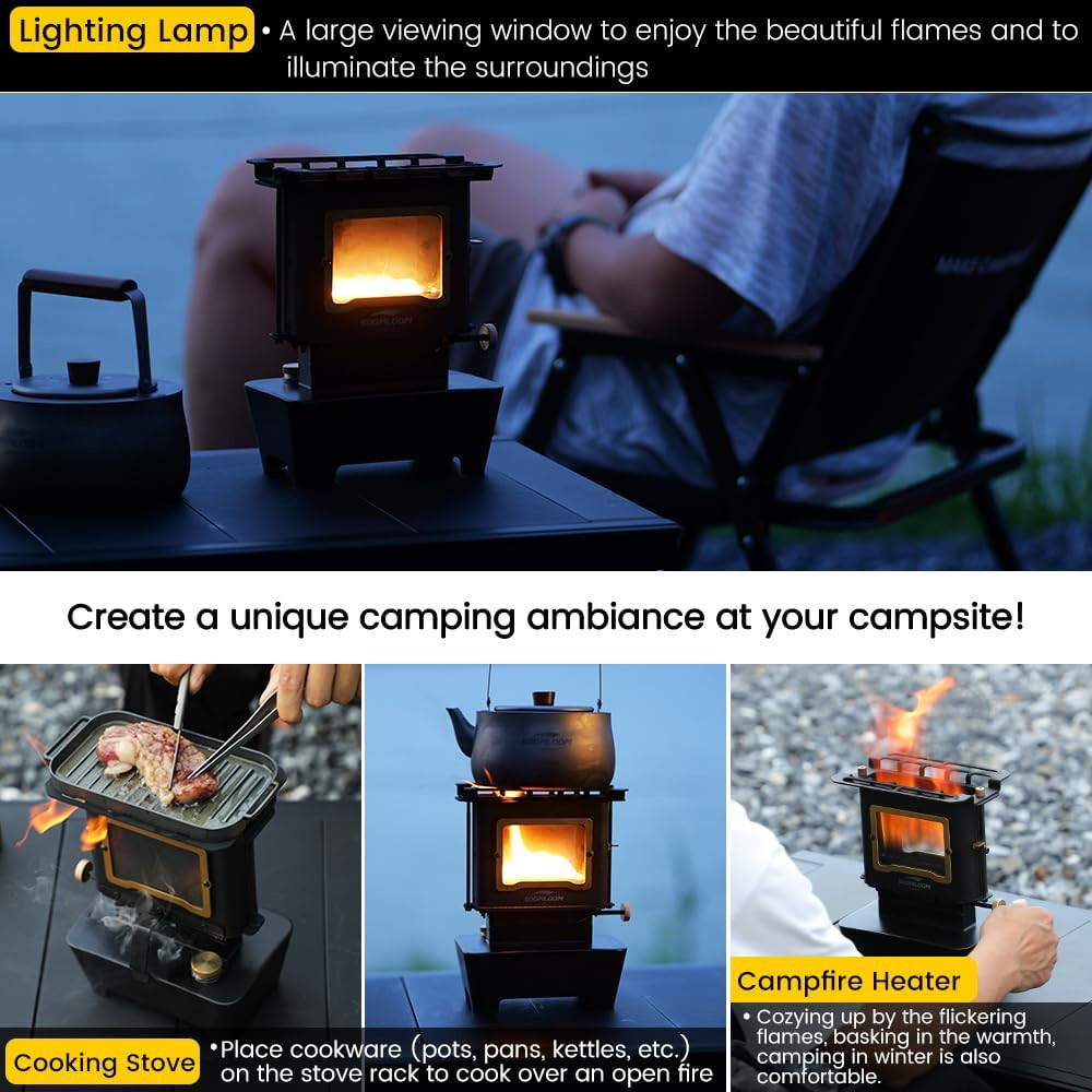 Iron Camping Stove FLAMENCO Paraffin Oil Lamp Stove Utility Kerosene Cooker Stov