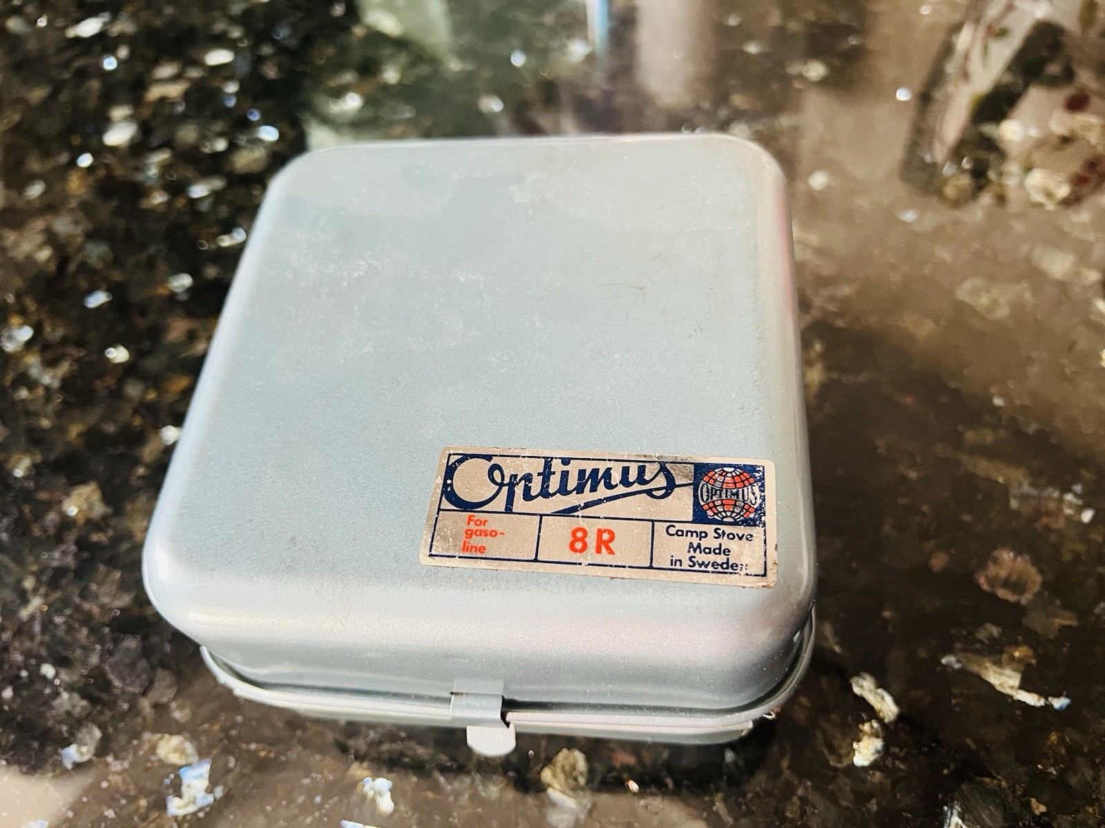 Vintage Optimus 8R Camping Stove Backpack Made In Sweden