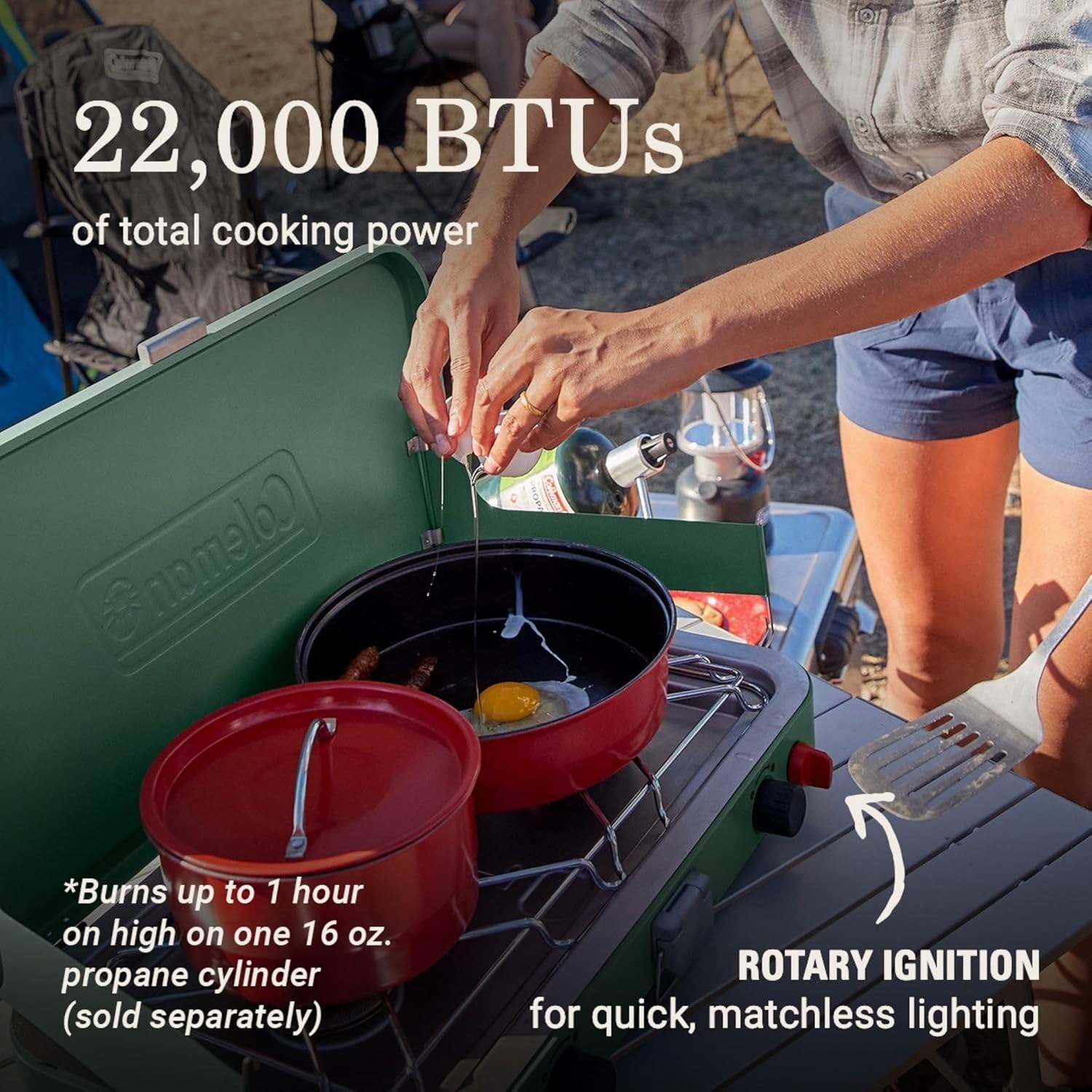 Cascade Camping Stove Collection – Portable Cooktops with up to 28,000 Btus & Ma