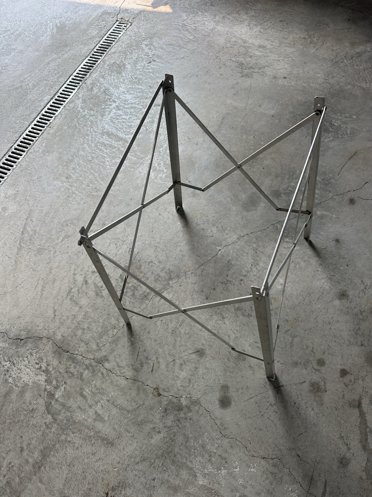 Vintage Coleman Folding Aluminum Camp Grill Stove Stand for Camping