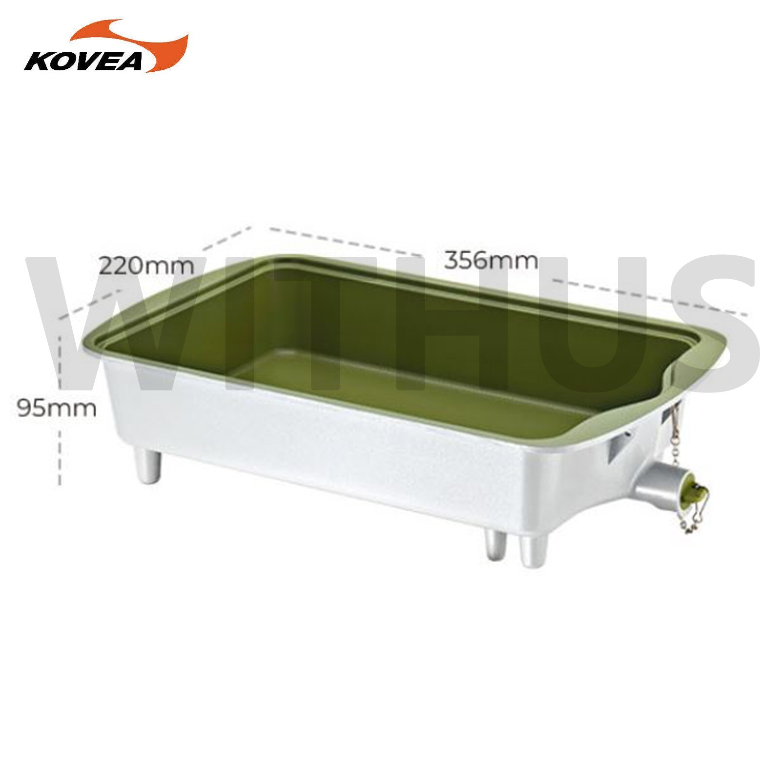 KOVEA Guibada CERAMIC 3WAY All-in-one Olive green Multi Stove Grill & Carry Bag