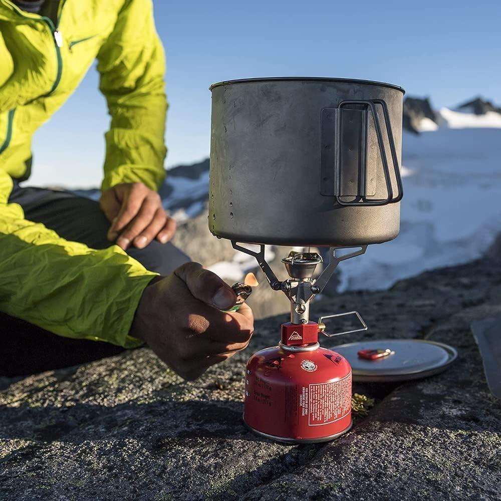 Durable Aluminum Outdoor Stove 1.7×1.3×3.1 Inch Lightweight for Minimalist Trips
