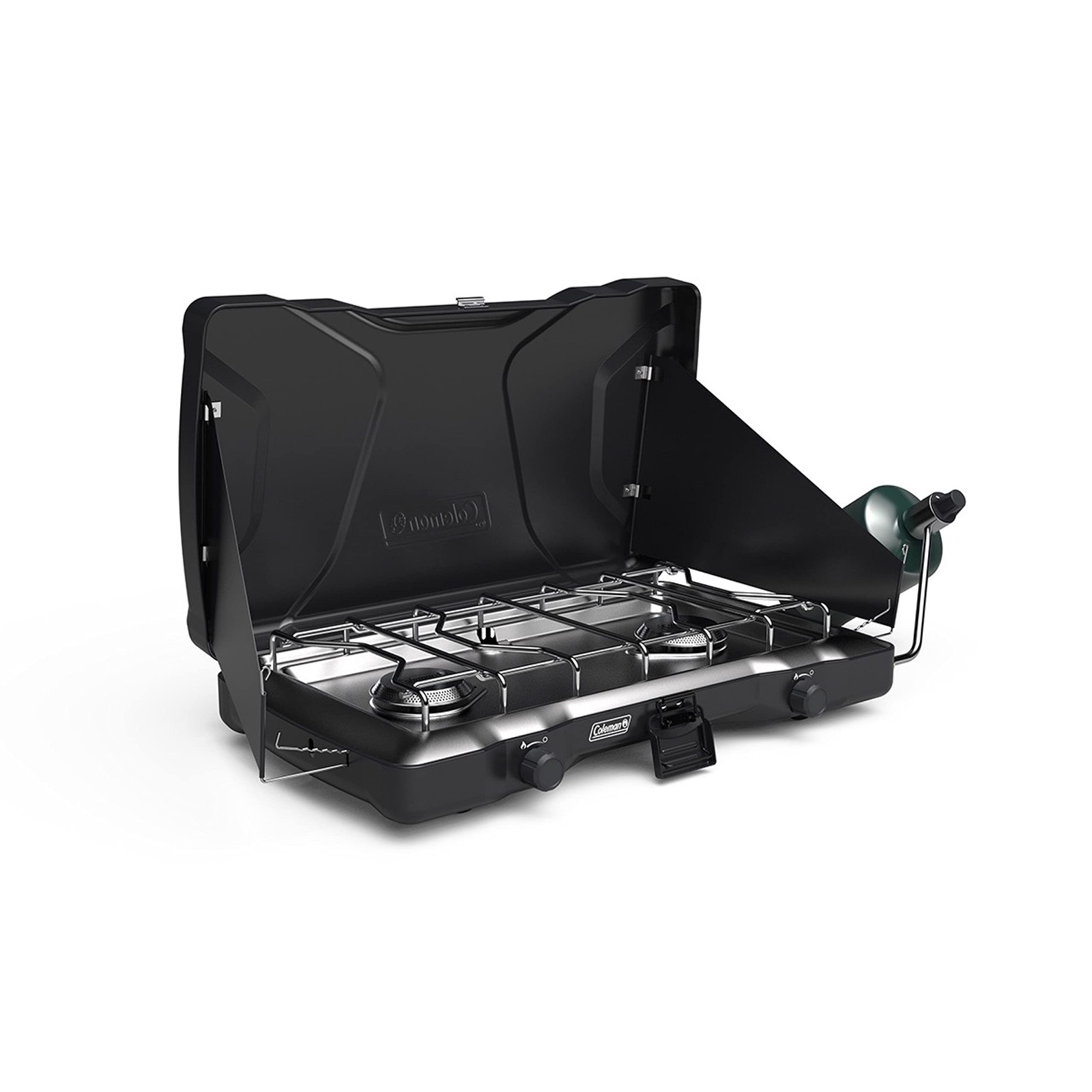 Coleman Triton 2-Burner 15.9 inches;7.8 inches;24.8 inches, Matte Black