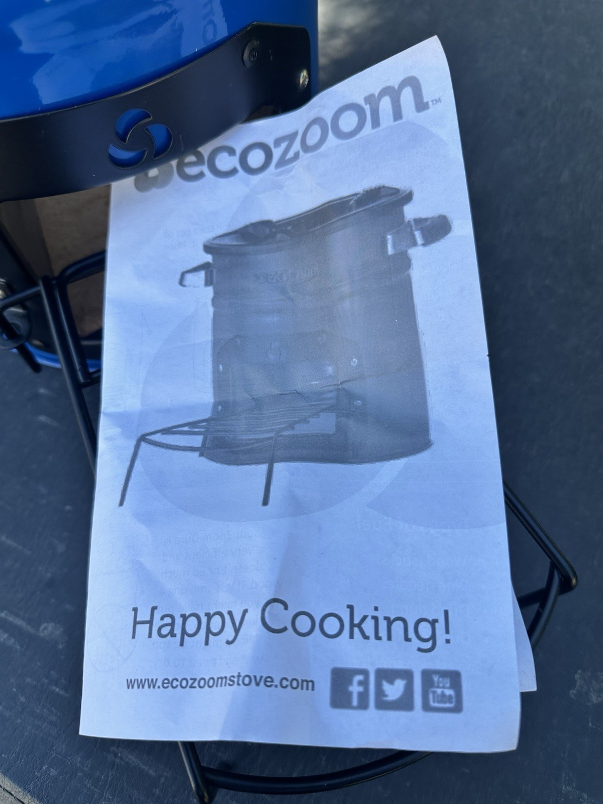 Ecozoom Rocket Stove Heavy Duty Portable Camp Stove for Outdoor Cooking.