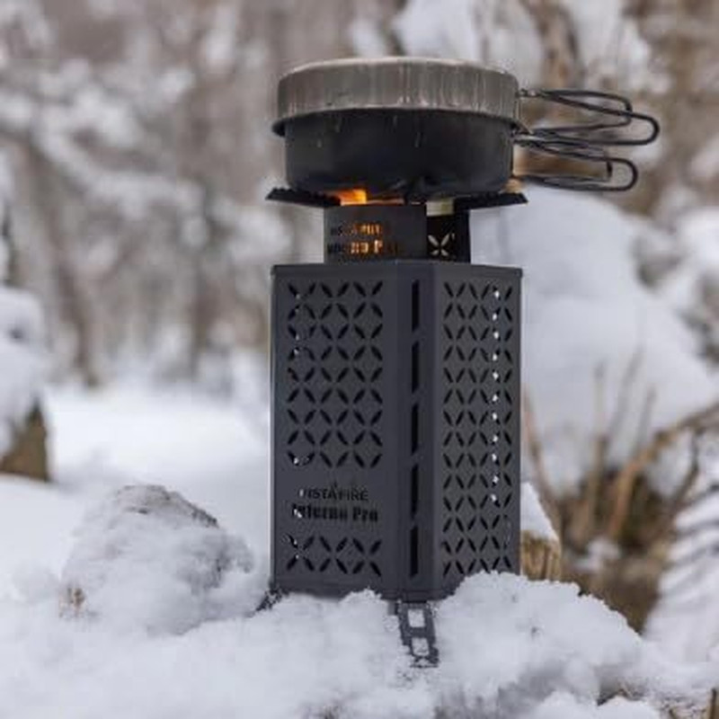 InstaFire Inferno Pro Stove Outdoor/Indoor Use Biomass Fire Starter Canned Heat