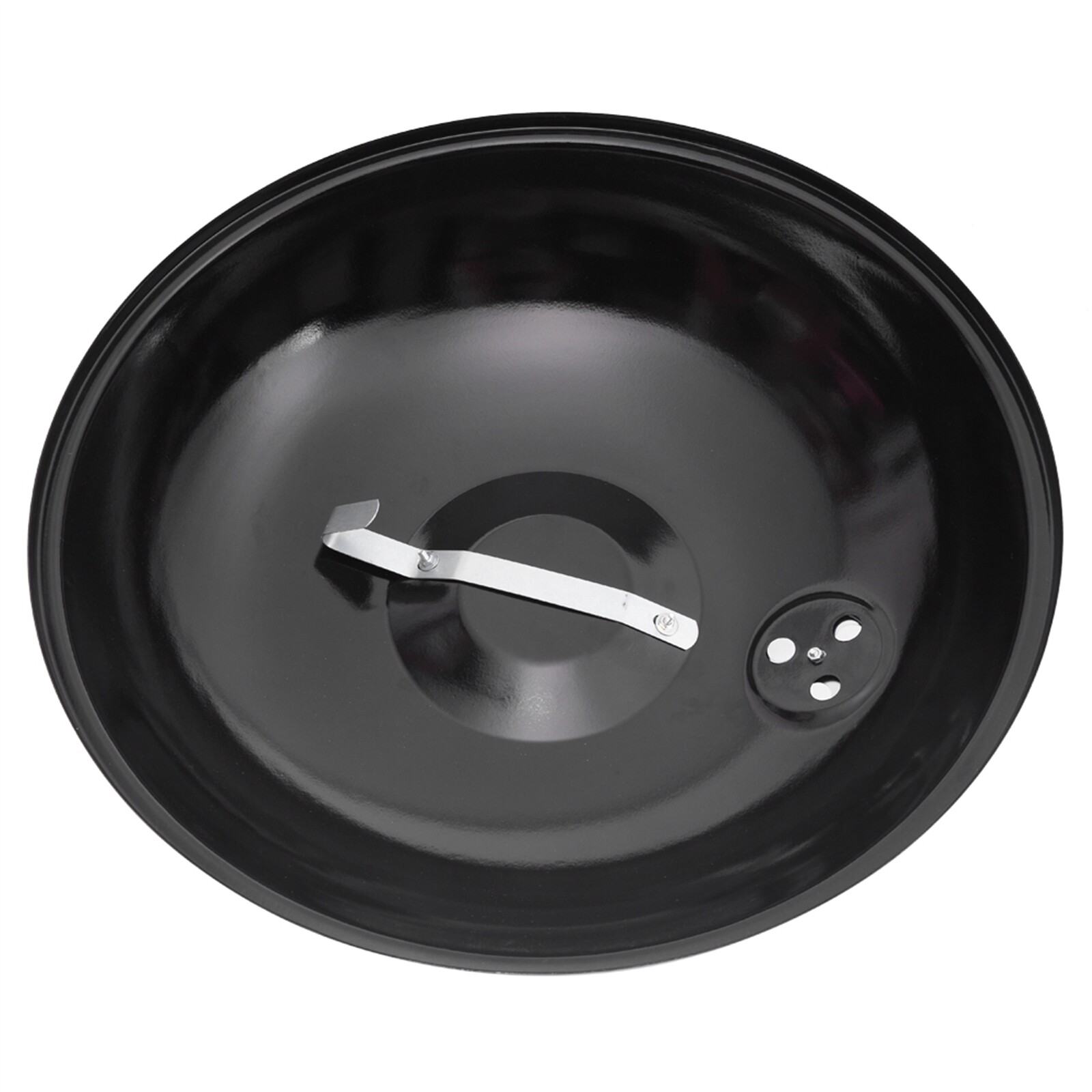 18 Inch Apple Charcoal Stove Enamel Cover Furnace Body White Side Wheel Diamete
