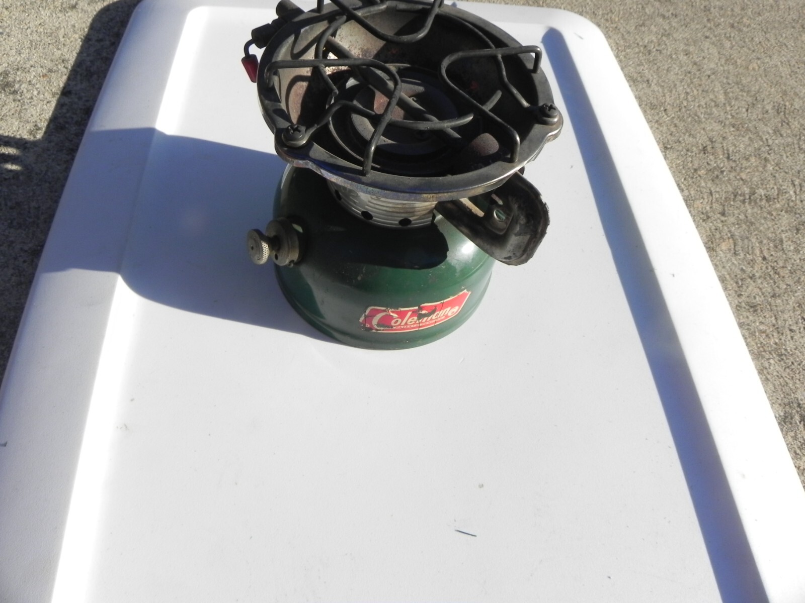 Vintage Coleman 502 Single Burner Camping Stove with Head Drum