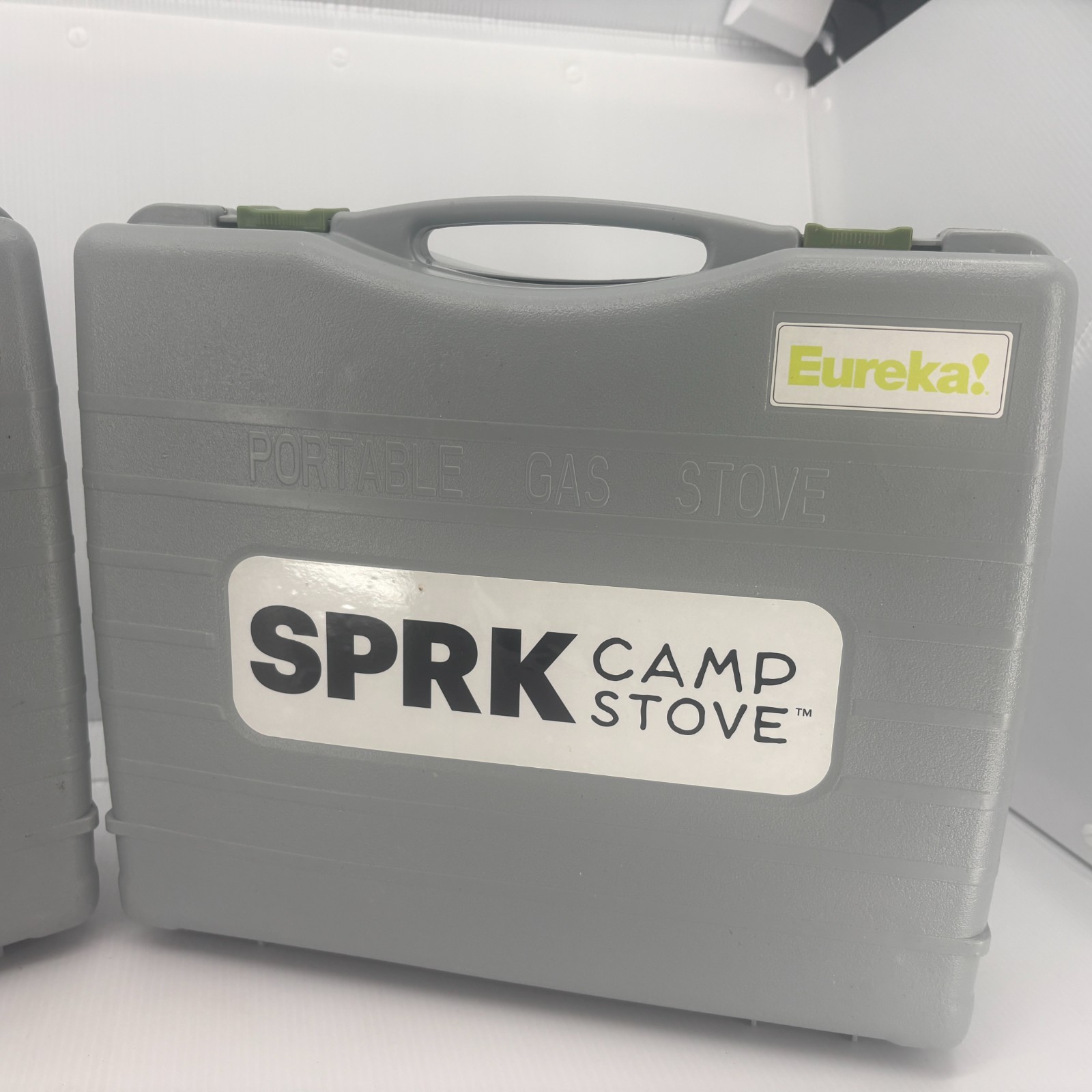 Eureka SPRK Camp Stove Lot Of 2 Portable Gas Butane Camping Stoves Cases
