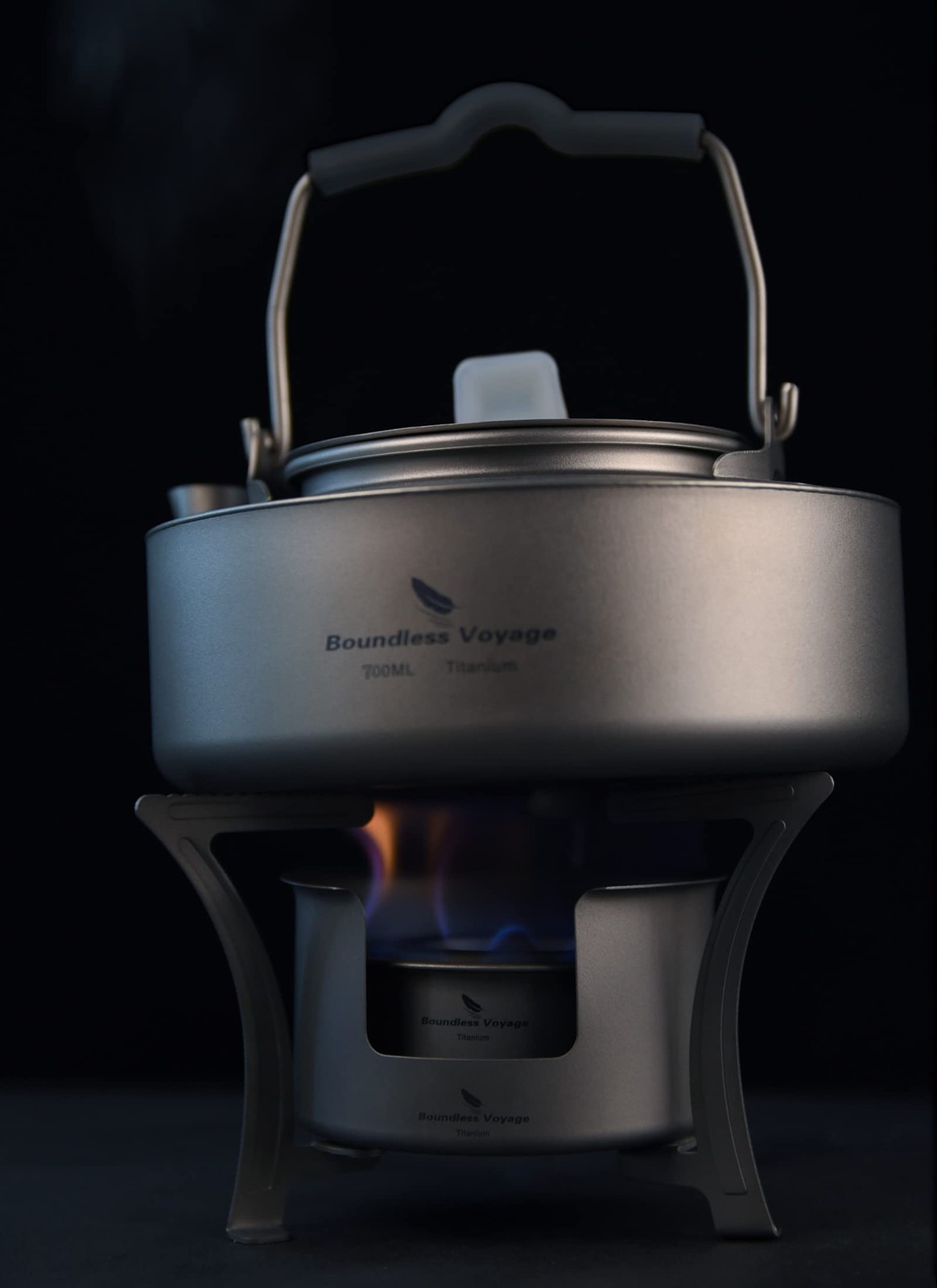 Yage Titanium Alcohol Stove Spirit Burner With Fire Cover Outdoor Wood Stove Wit