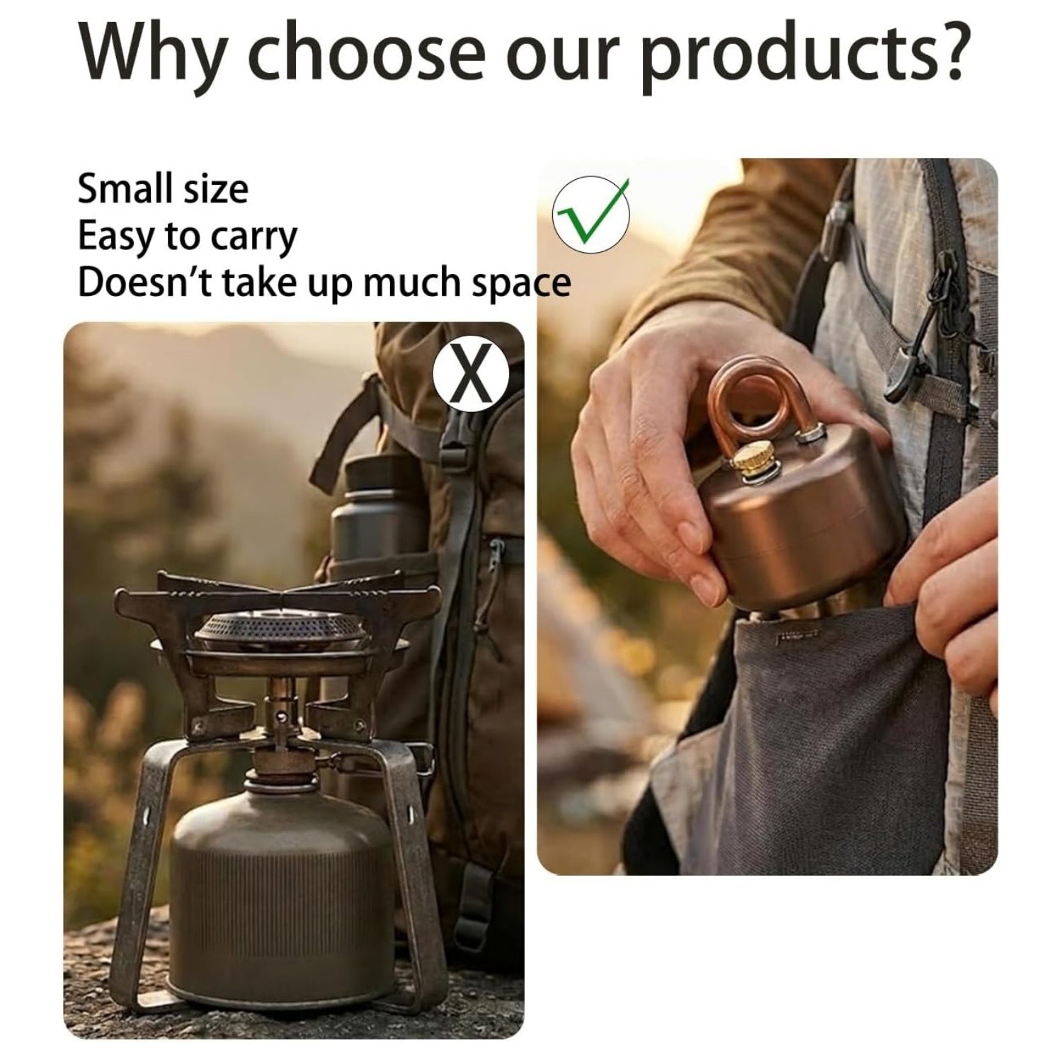 Ultra-light And Portable Aluminium Alloy Alcohol Stove, Retro Color Mini Stove