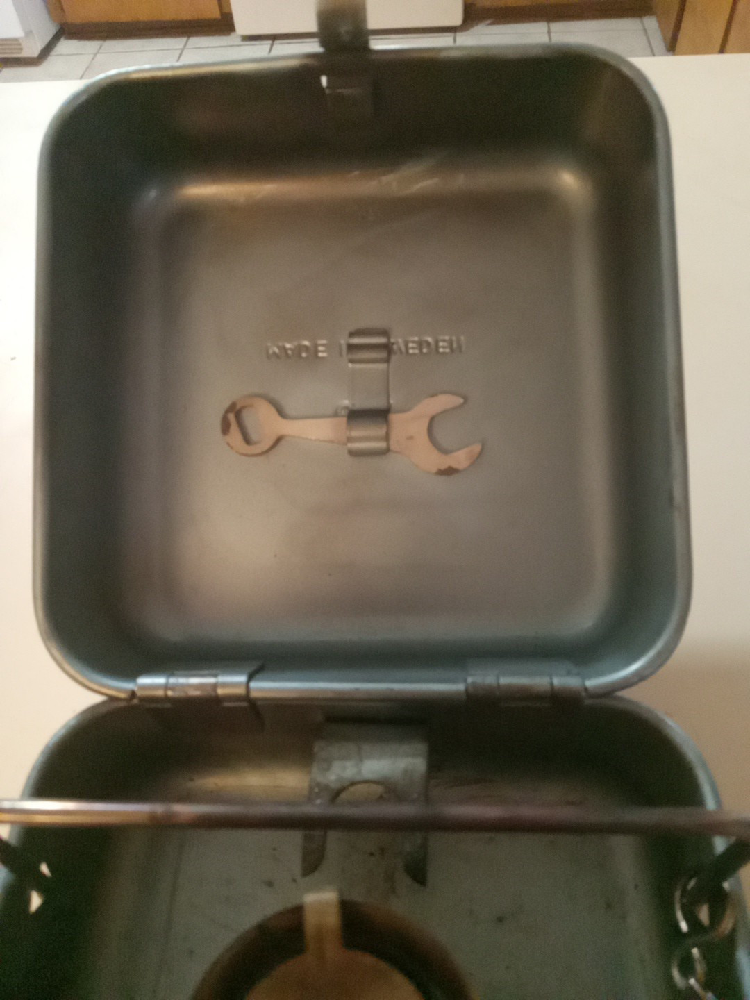 Vintage Optimus Single Burner Backpacking Camp Stove 8R Made In Sweden