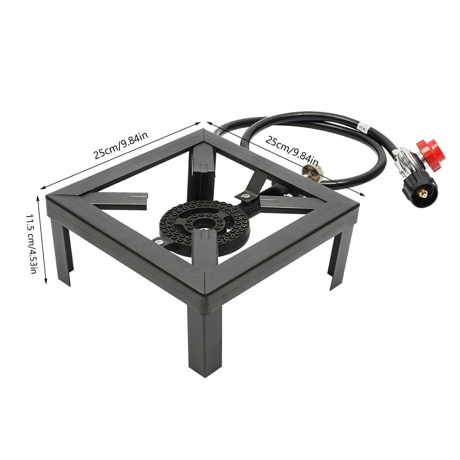 High Output Propane Outdoor Burner Single Stove Heavy Duty Camping Cooking Gas