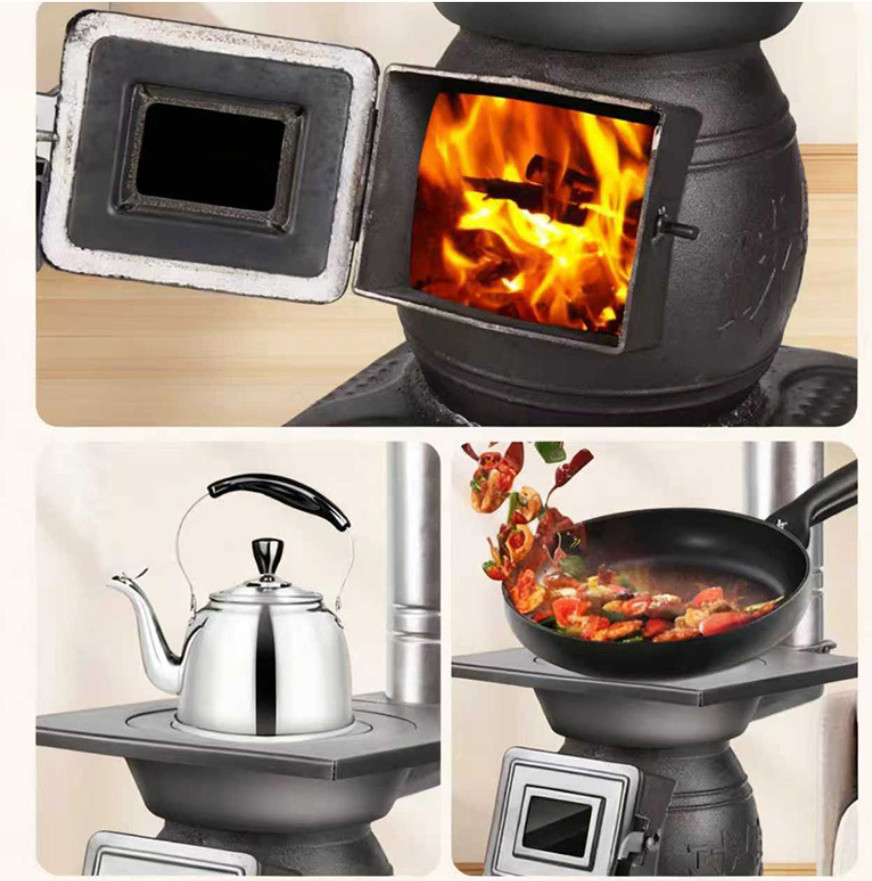 Portable Wood Burning Stove Hot Tent Stove for Outdoor Camping & Heating