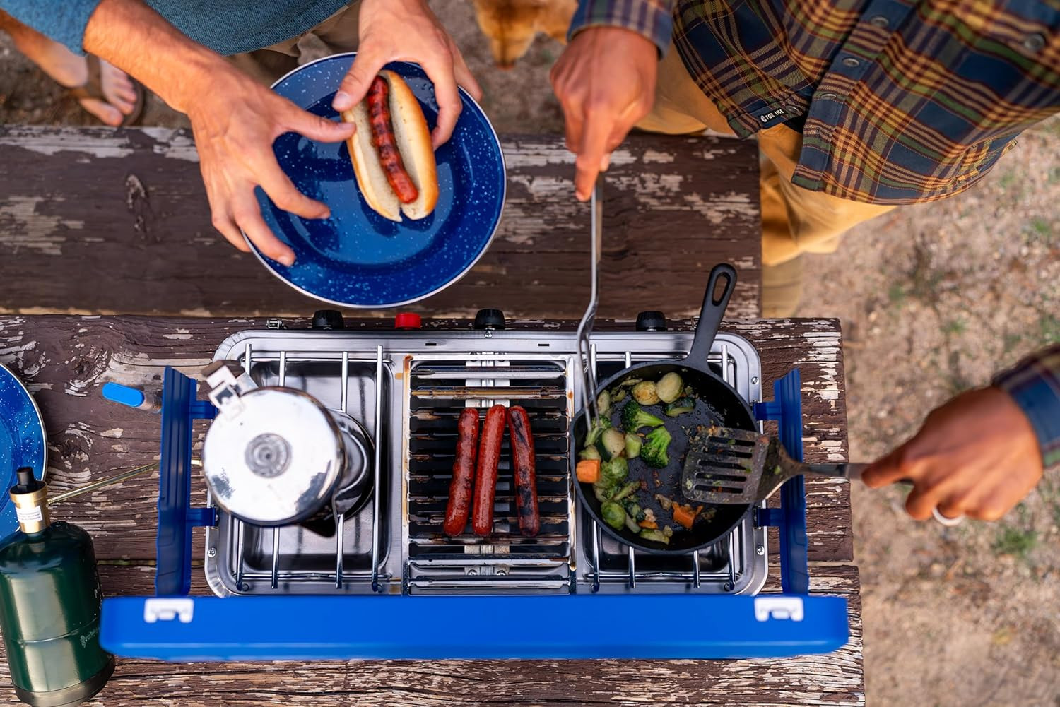 2-Burner Propane Stove with Grill (212-600-50)