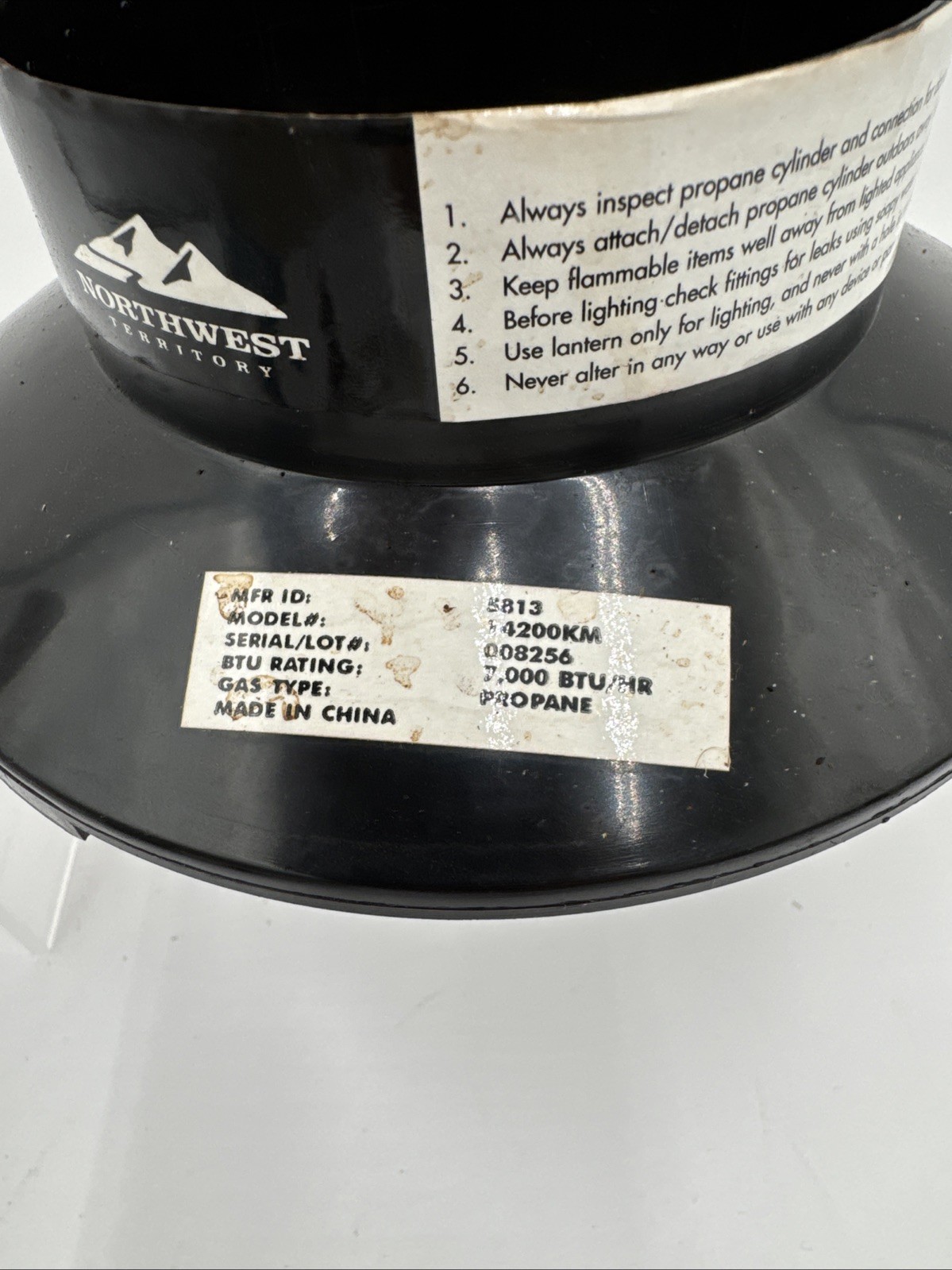Northwest Territory Propane Stove Single Burner With Support Base 7000 BTU