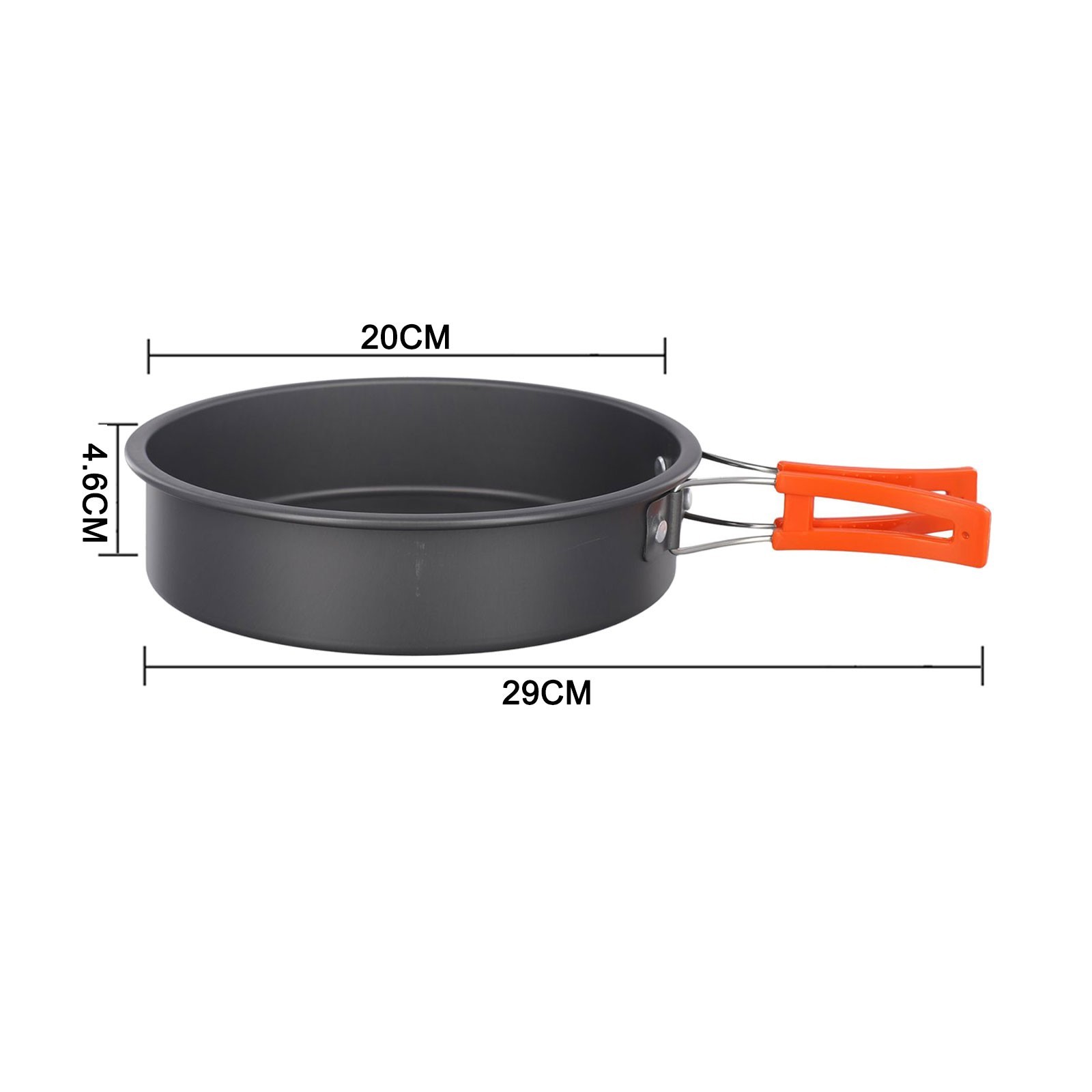 Efficient Heat Conduction Nonstick Frying Pan for Convenient Camping Cuisine